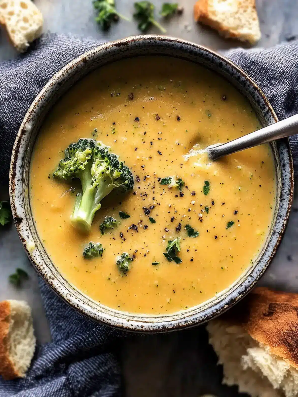 Lighter Creamy Broccoli Cheddar Soup for Cozy Nights 4 Lighter Creamy Broccoli Cheddar Soup