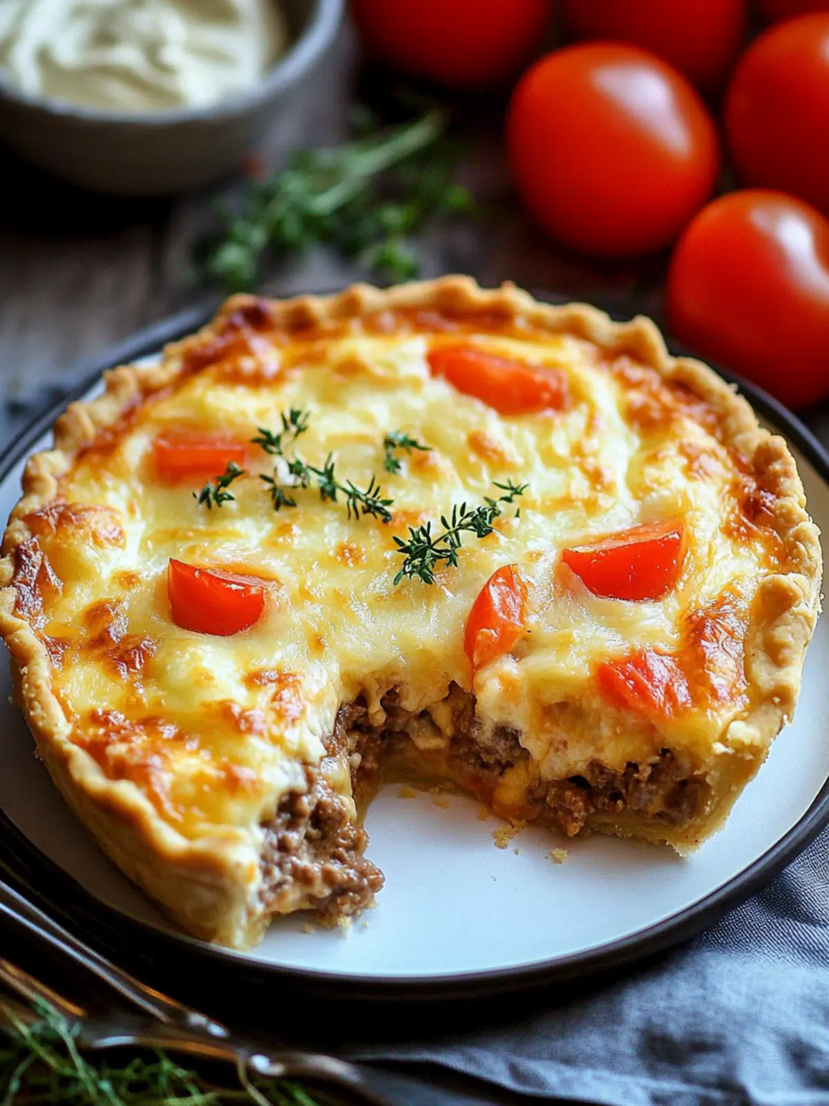 Keto Cheeseburger Pie: A Delicious Low-Carb Family Favorite 3 Cheeseburger Pie