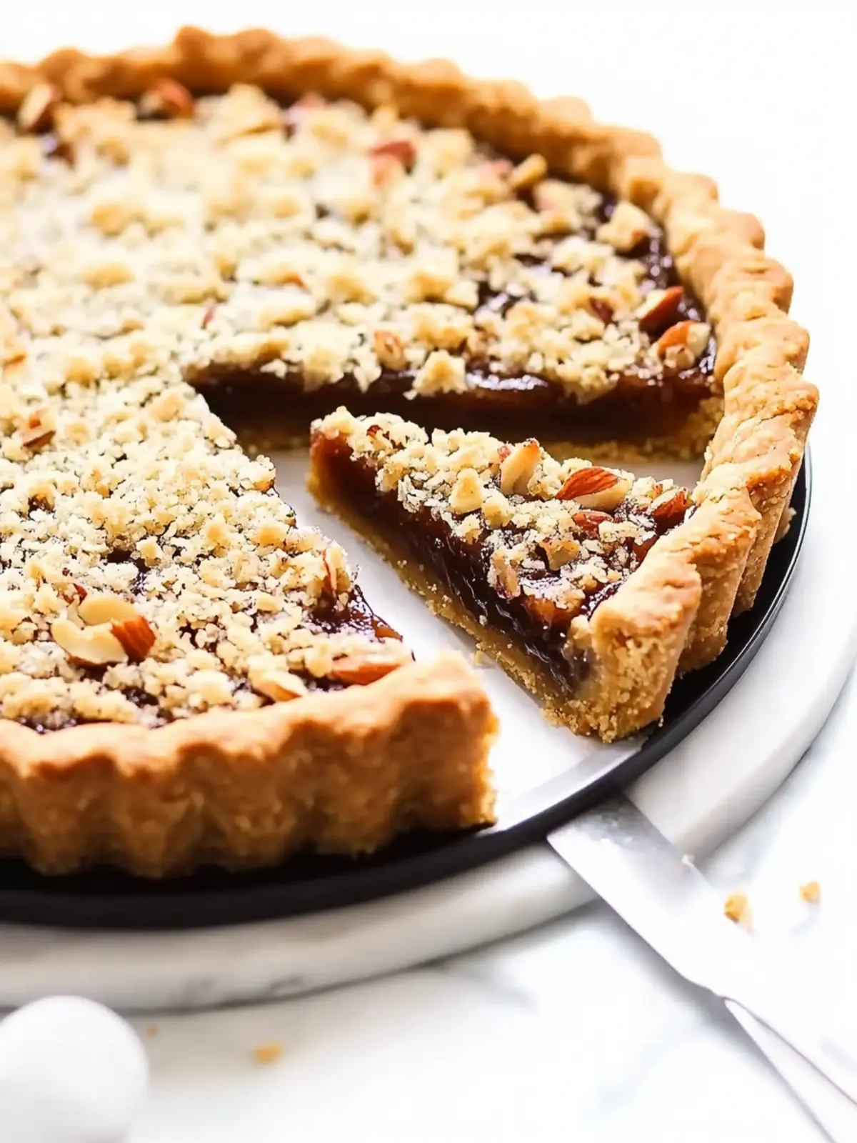 Delicious Almond & Medjool Date Tart That's Vegan Bliss 2 Almond & Medjool Date Tart (vegan)