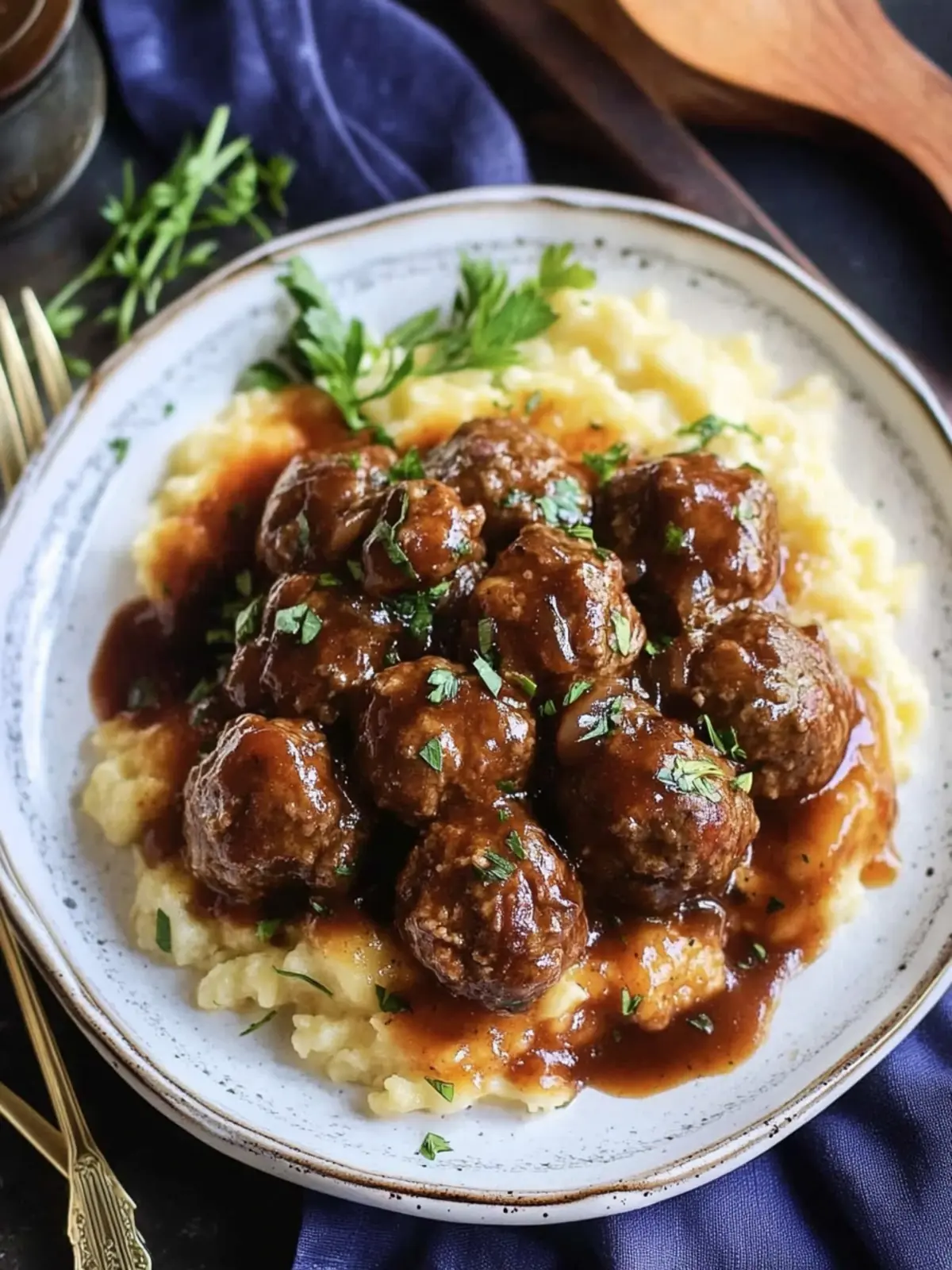 Salisbury Steak Meatballs: Comfort Food Made Easy 2 Salisbury Steak Meatballs
