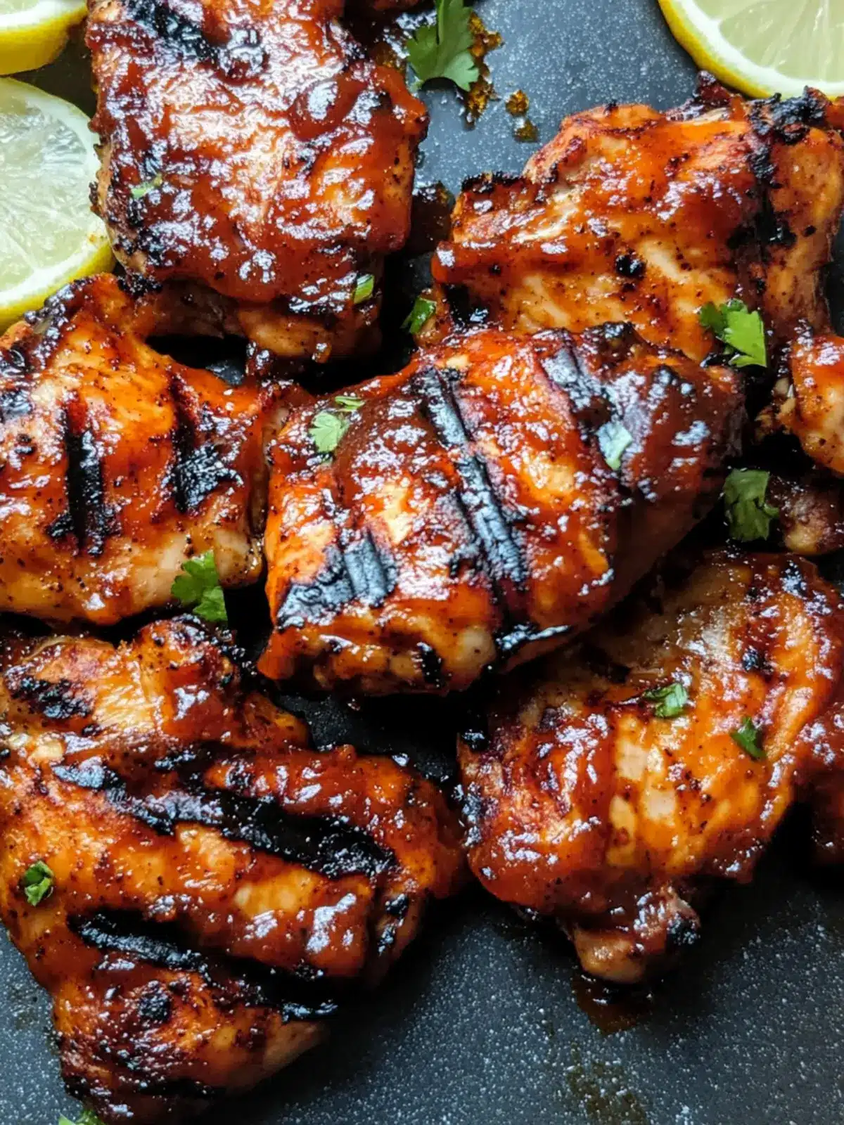 Savor Juicy Grilled Spicy BBQ Chicken Thighs This Summer 2 Grilled Spicy BBQ Chicken Thighs