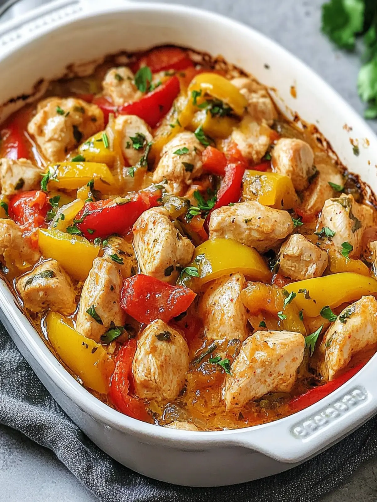 Savory Bell Pepper Chicken Bake Ready in Just 30 Minutes 4 Bell Pepper Chicken Bake