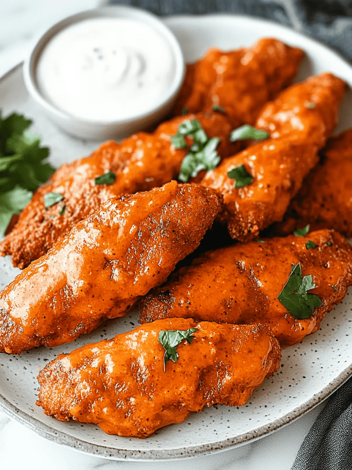 Baked Buffalo Chicken Tenders: Crispy, Guilt-Free Delight 3 Baked Buffalo Chicken Tenders