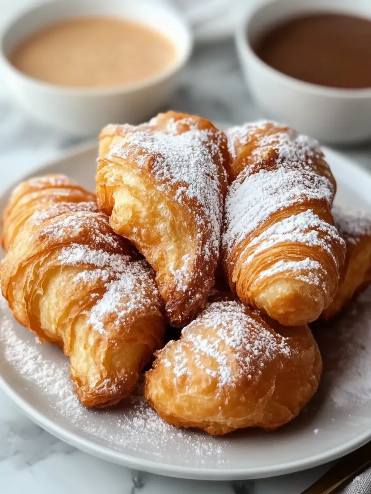 Fried Croissant Beignets: Heavenly Flaky Treats Made Easy 3 Fried Croissant Beignets