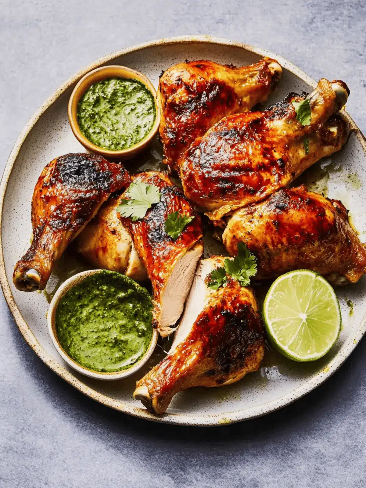 Perfect Peruvian Roasted Chicken With Spicy Cilantro Sauce 3 Peruvian Roasted Chicken With Spicy Cilantro Sauce