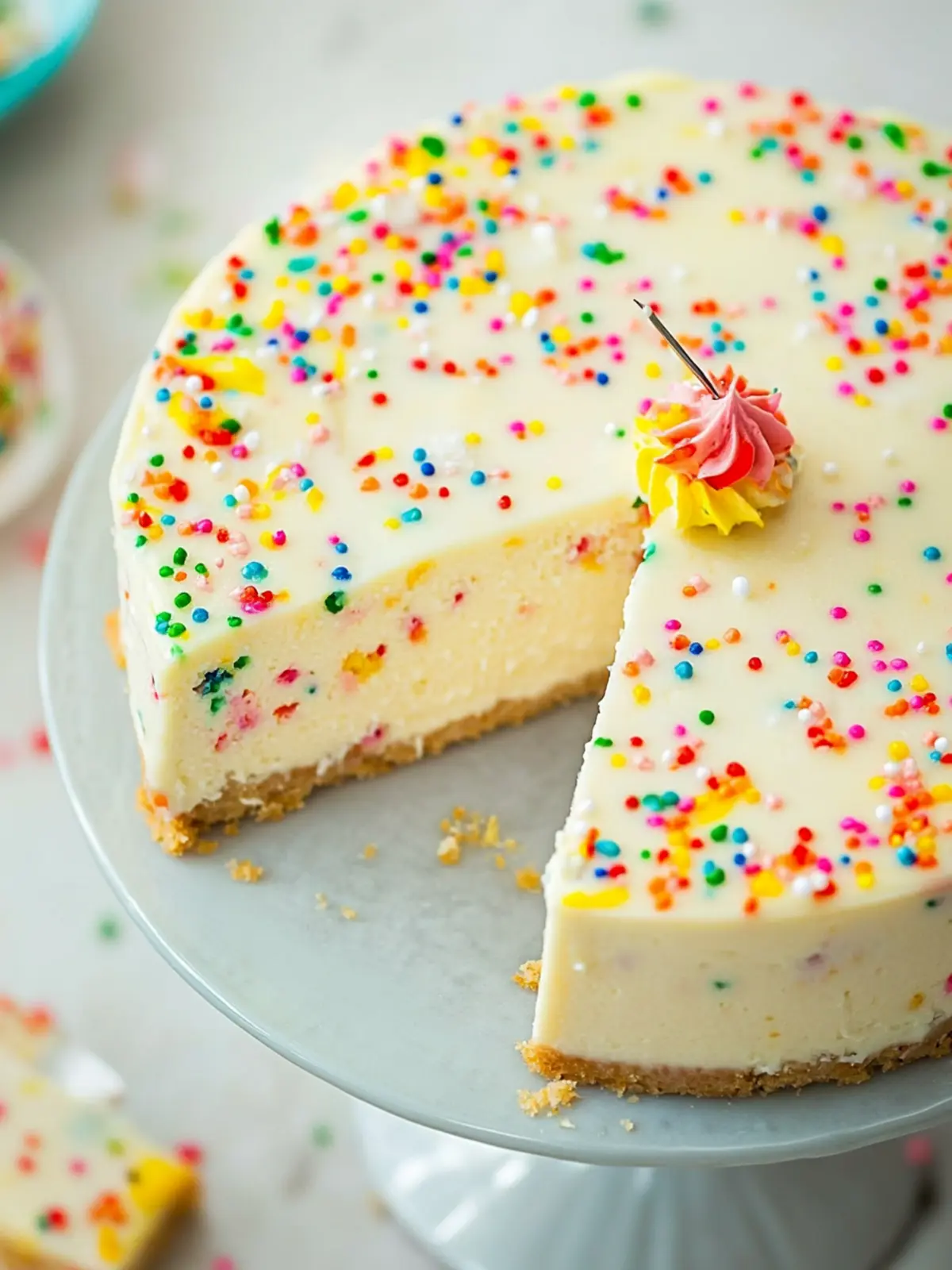 Rainbow Birthday Cheesecake That Will Wow Your Guests 4 Birthday Cheesecake