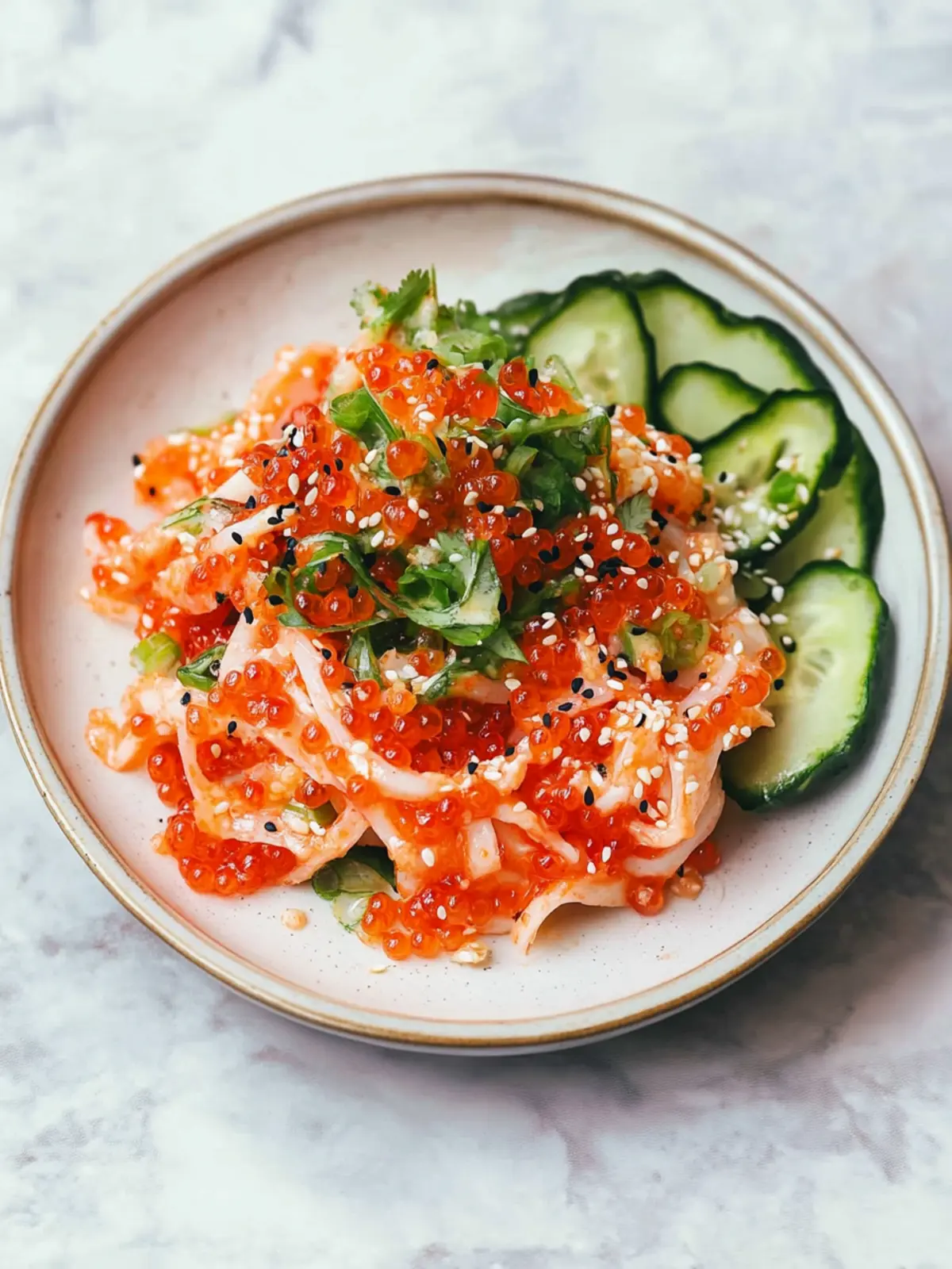 Quick and Tasty 10-Minute Spicy Kani Salad with Tobiko Magic 2 10-Minute Spicy Kani Salad with Tobiko