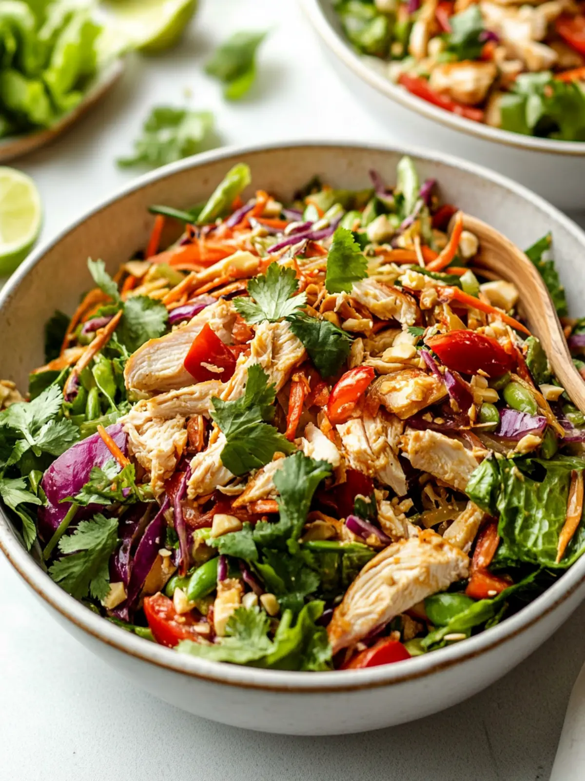Chopped Thai-Inspired Chicken Salad You'll Crave Again and Again 2 Chopped Thai-Inspired Chicken Salad