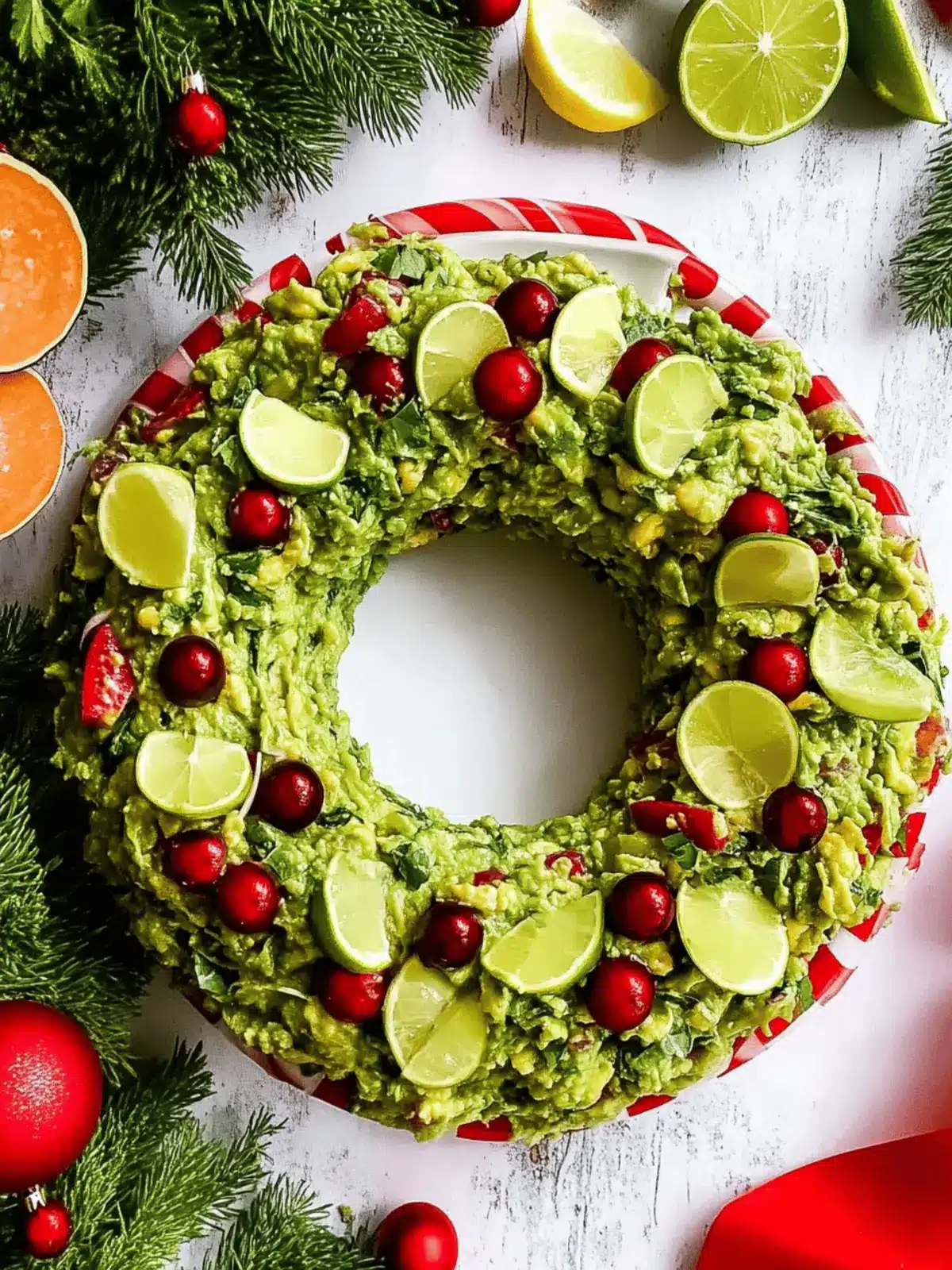 Festive Christmas Guacamole Wreath Appetizer To Wow Guests 3 Christmas Guacamole Wreath Appetizer