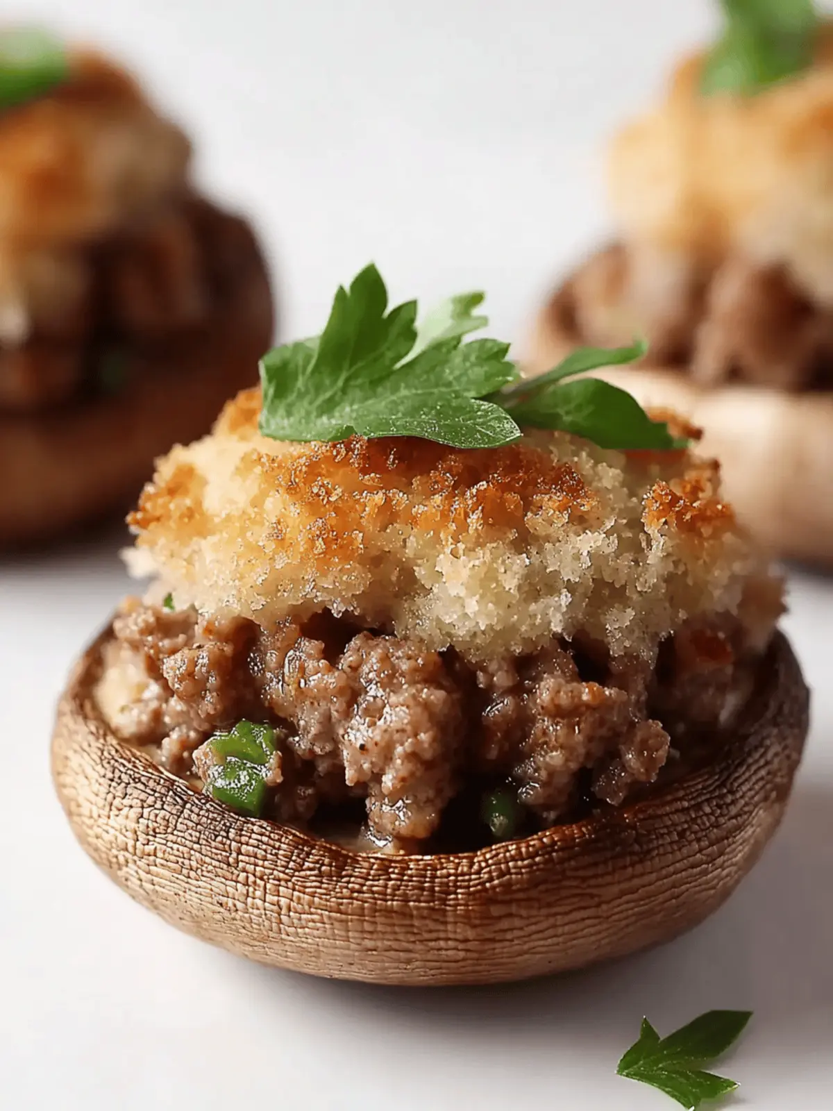 Delicious Savory Ground Beef Stuffed Mushrooms for Any Occasion 4 Savory Ground Beef Stuffed Mushrooms