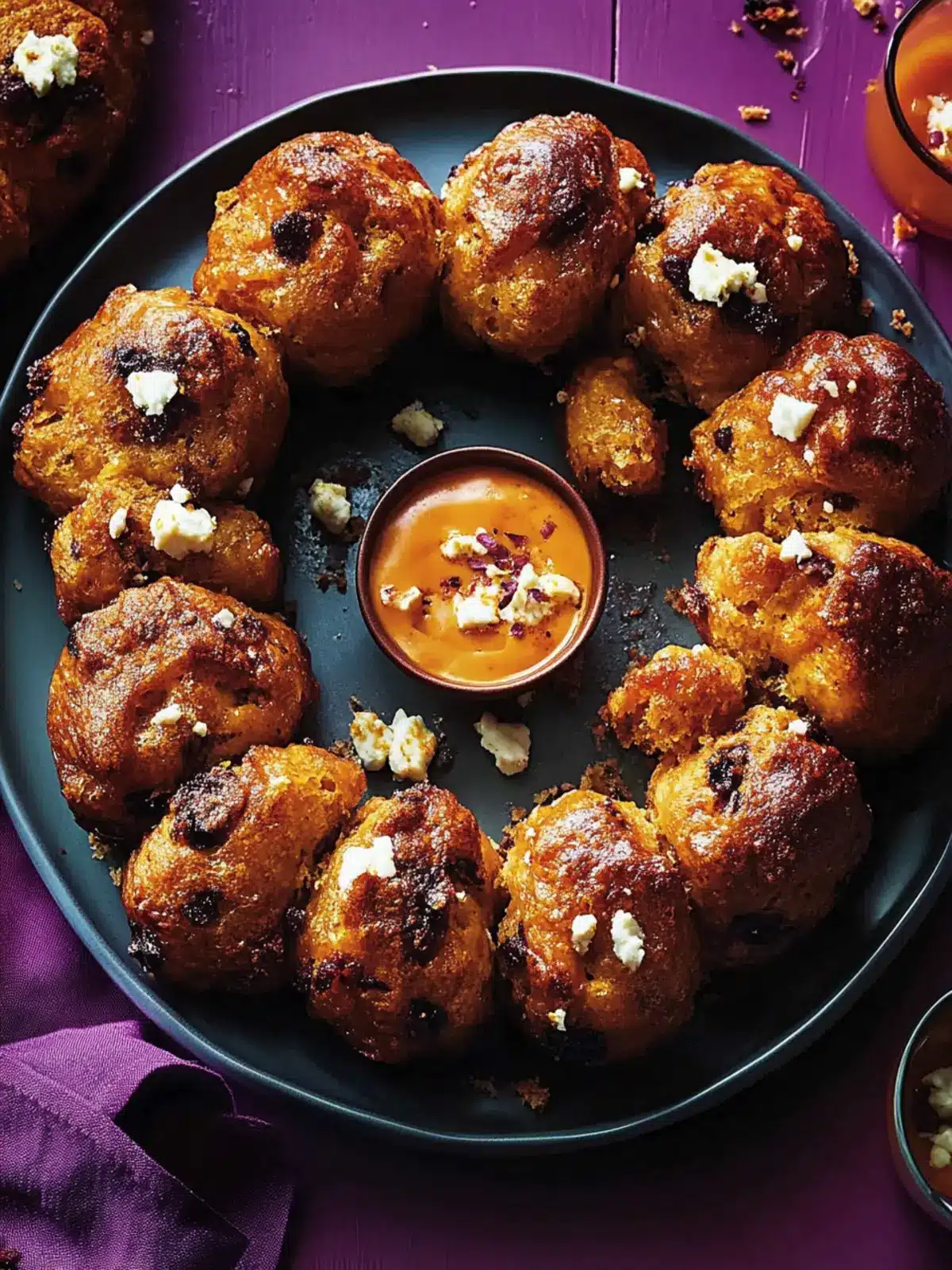 Harissa & Feta Monkey Bread: A Flavor-Packed Delight! 2 Harissa & Feta Monkey Bread