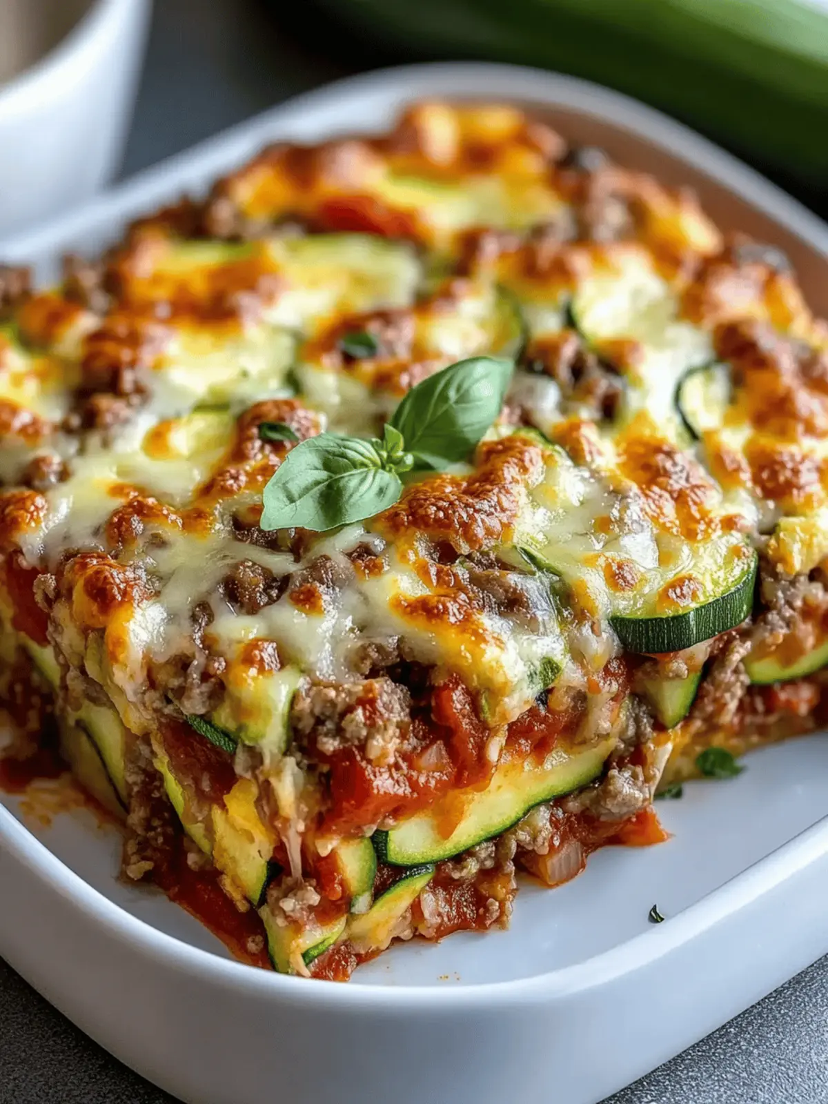 Savor This Easy Zucchini Pizza Casserole for Low-Carb Bliss 3 Zucchini Pizza Casserole