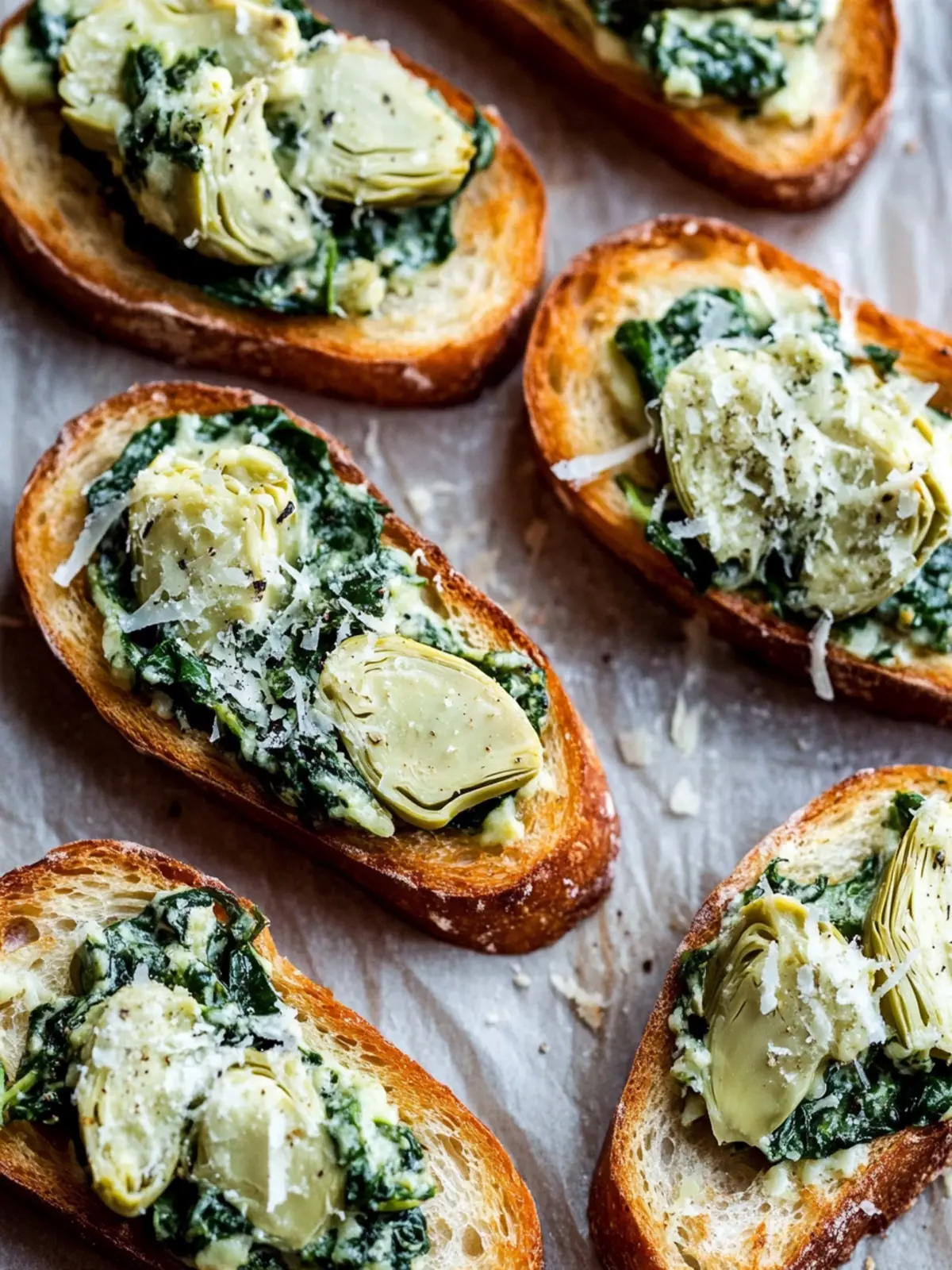 Delicious Spinach-Artichoke Crostini That Wow Every Guest 3 Spinach-Artichoke Crostini