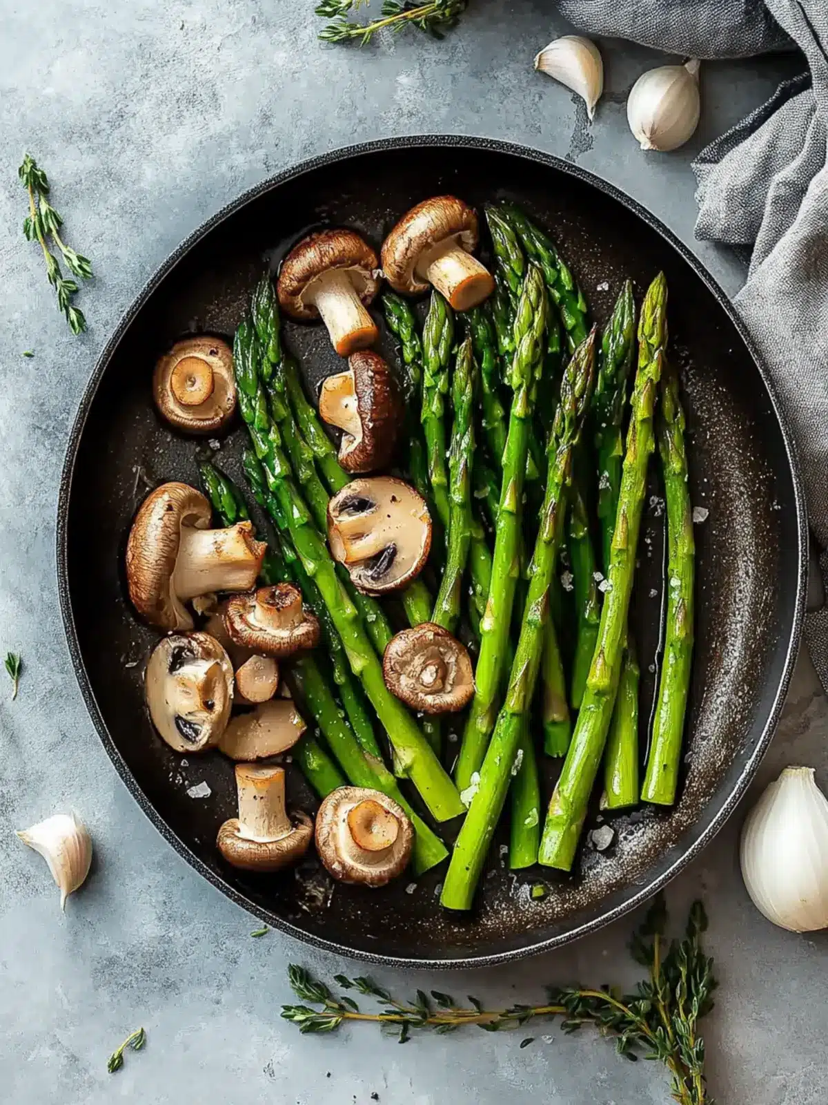 Quick and Delicious Sautéed Asparagus and Mushrooms Recipe 3 Sauteed Asparagus And Mushrooms