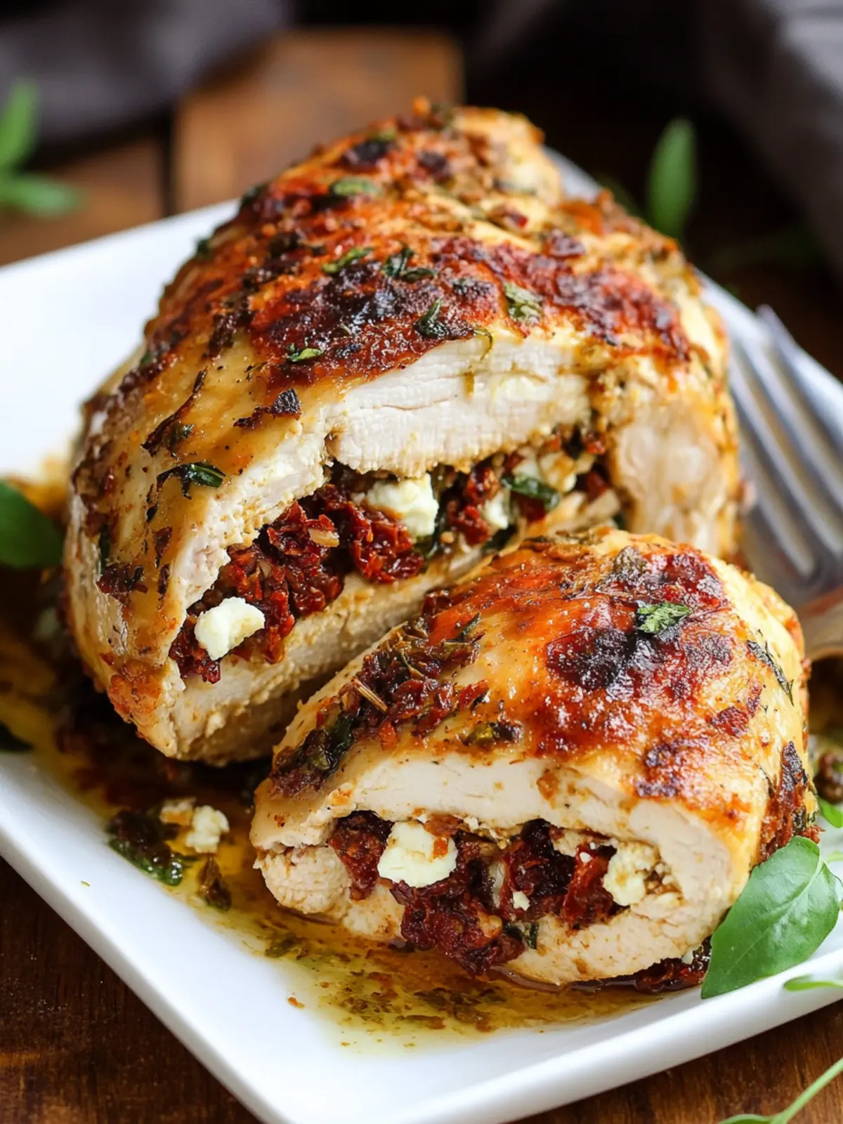 Sun Dried Tomato Feta Stuffed Chicken for Flavor Lovers 3 Sun Dried Tomato Feta Stuffed Chicken