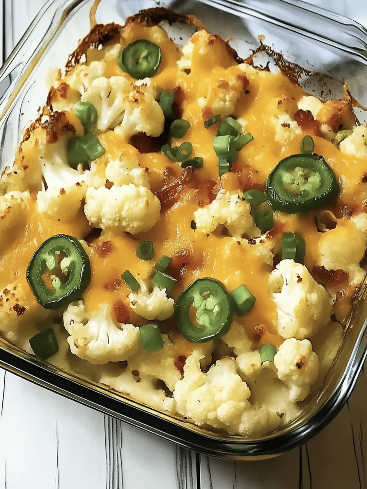 Easy Jalapeno Popper Cauliflower Casserole You ll Love 3 Easy Jalapeno Popper Cauliflower Casserole