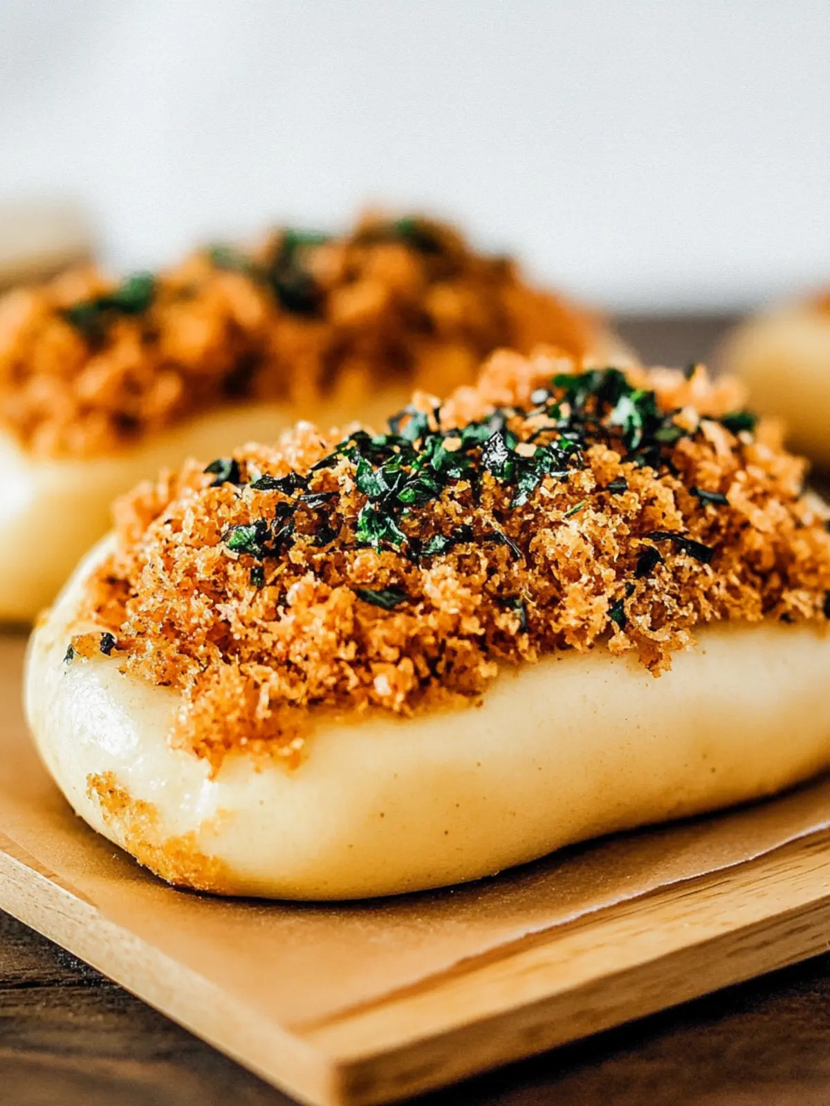 Pork Floss Furikake Buns: A Homemade Delight to Savor 3 Pork Floss (Rousong) Furikake Buns