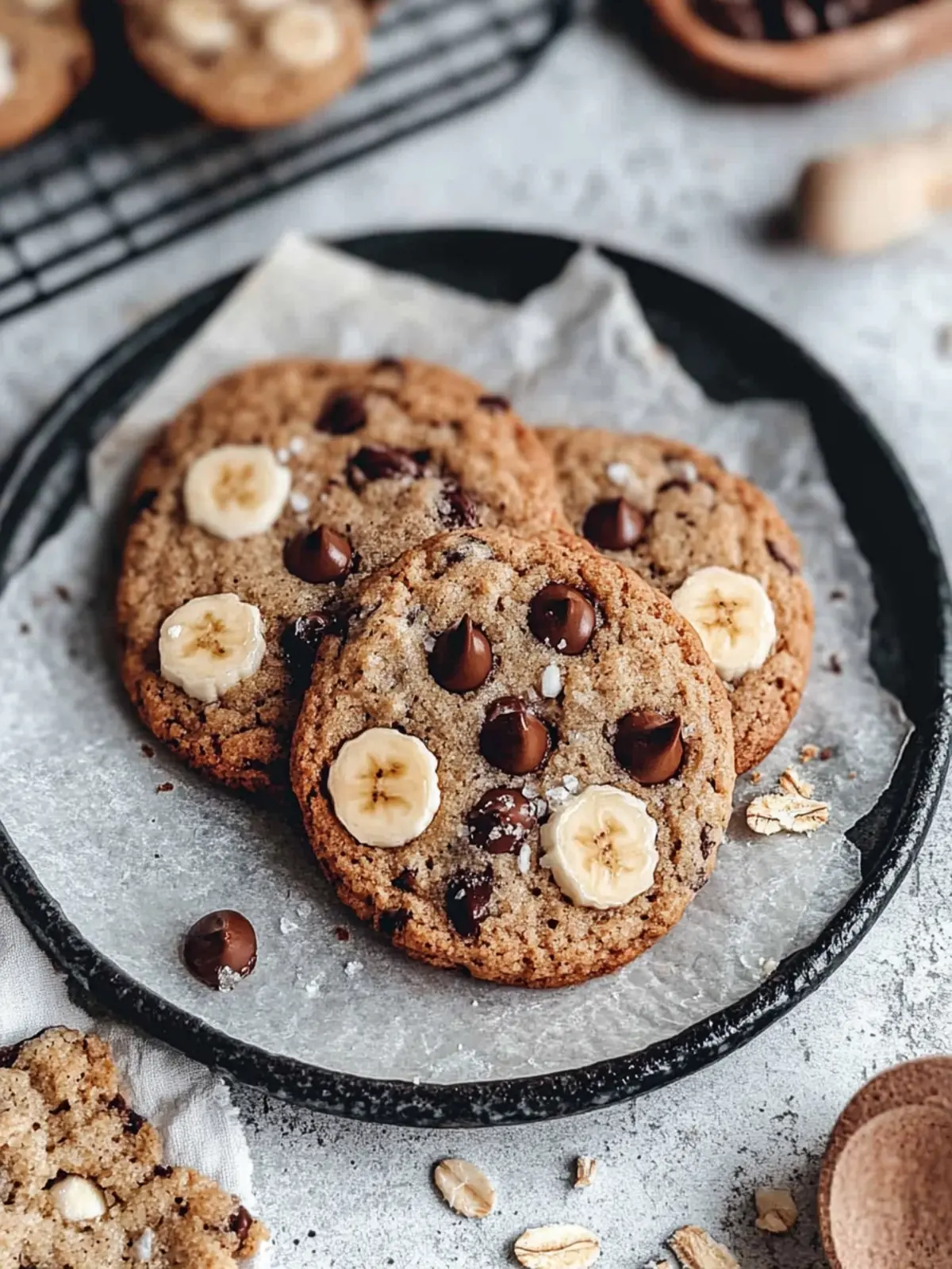 Irresistible Banana Bread Cookies with Chocolate Delight 2 Banana Bread Cookies