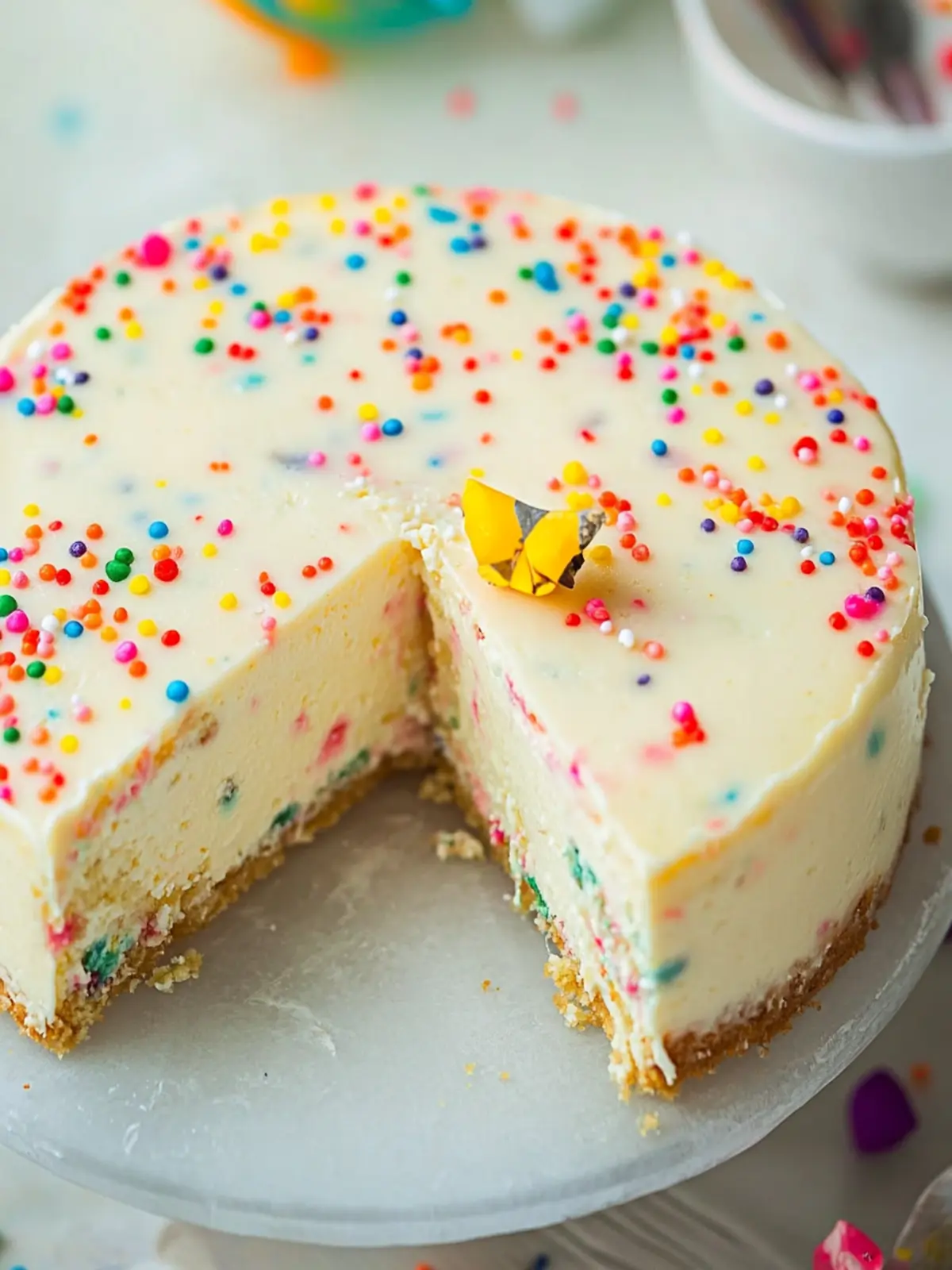 Rainbow Birthday Cheesecake That Will Wow Your Guests 2 Birthday Cheesecake