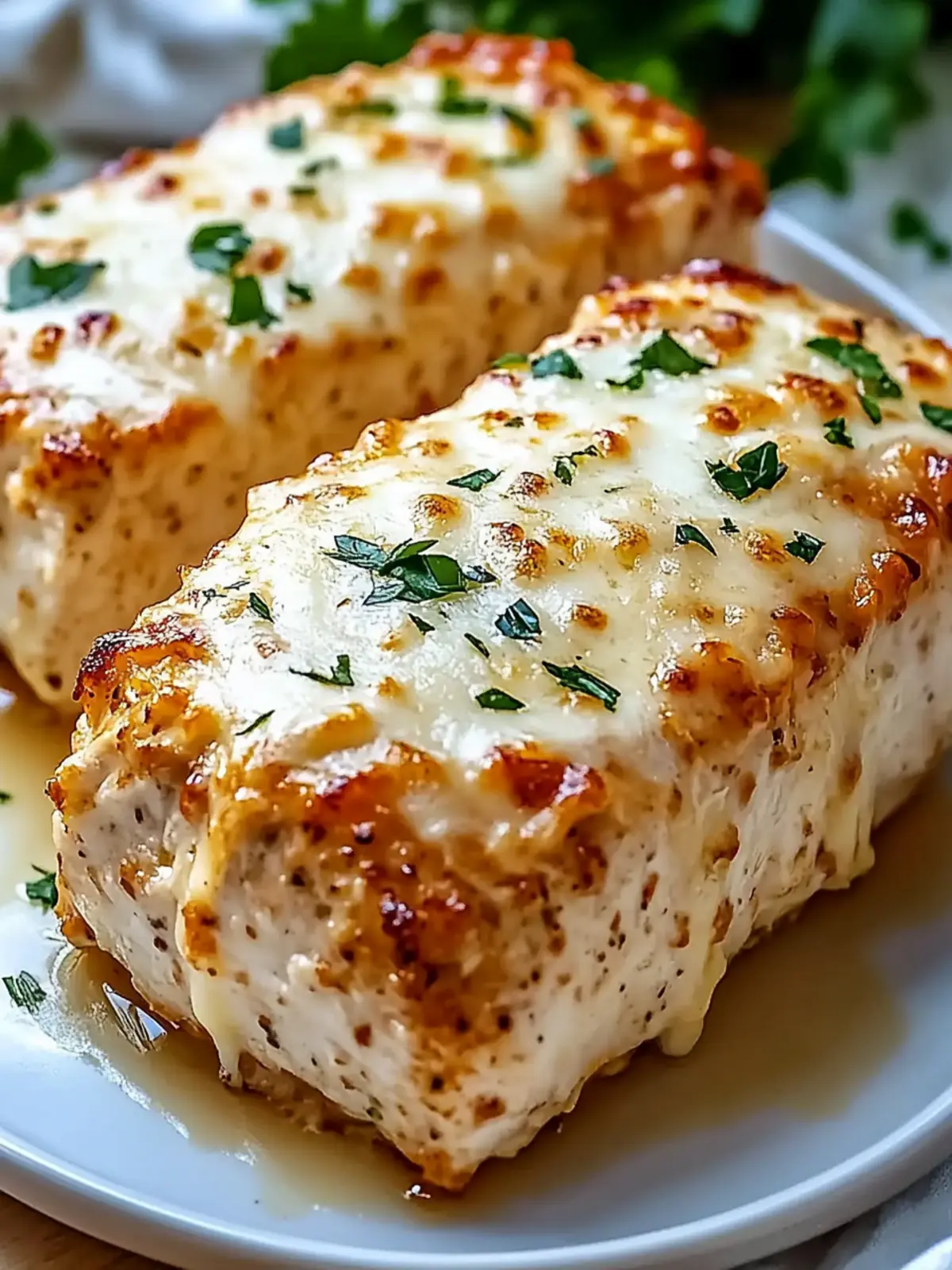 Cheesy Garlic Parmesan Chicken Loaf That's Pure Comfort 4 Cheesy Garlic Parmesan Chicken Loaf