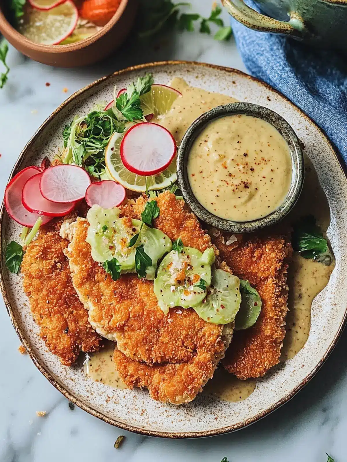 Crispy Tahini Chicken Schnitzel That Steals the Show 2 Tahini Chicken Schnitzel