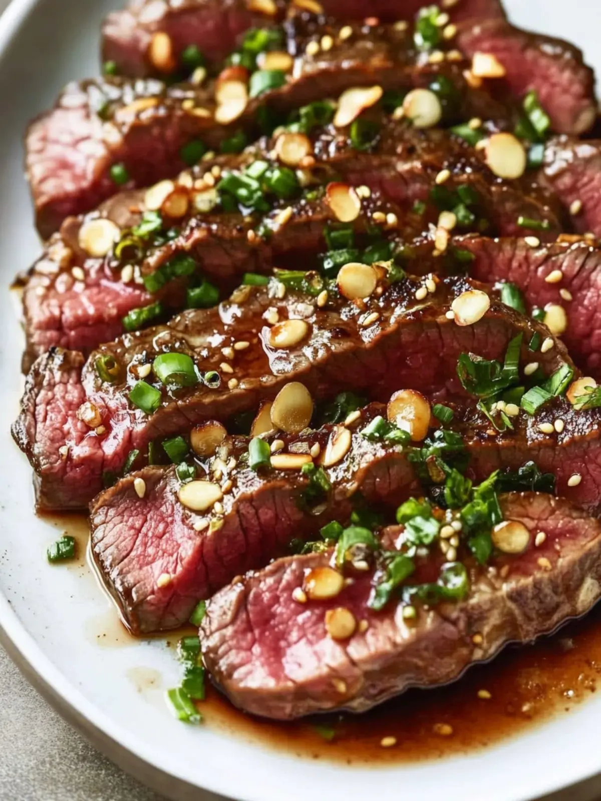 Ultimate Seared Beef Tataki with Garlic Chips & Ponzu Delight 4 Seared Beef Tataki with Garlic Chips & Ponzu