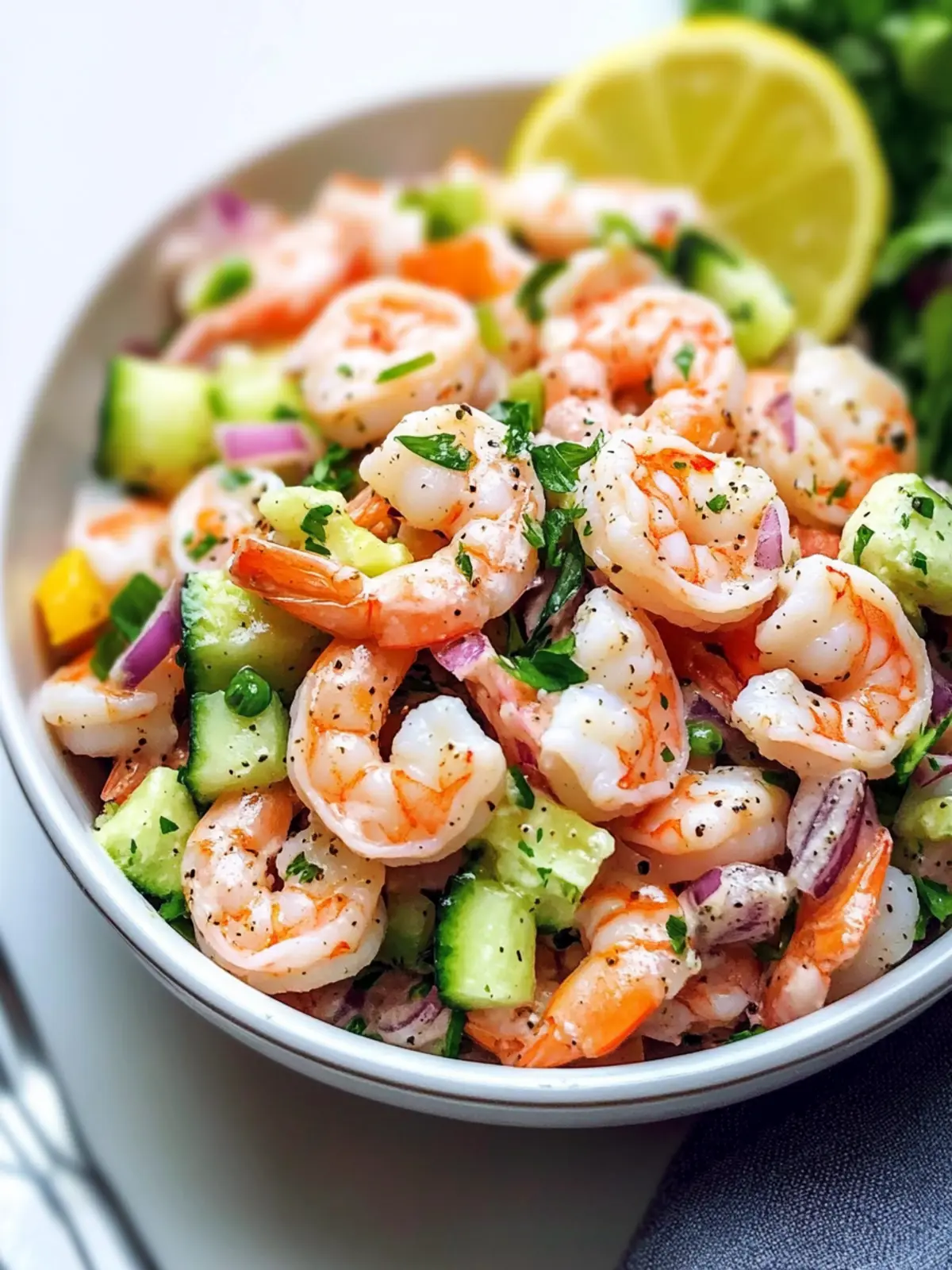 Bright and Zesty Shrimp Salad Perfect for Summer Picnics 4 Shrimp Salad