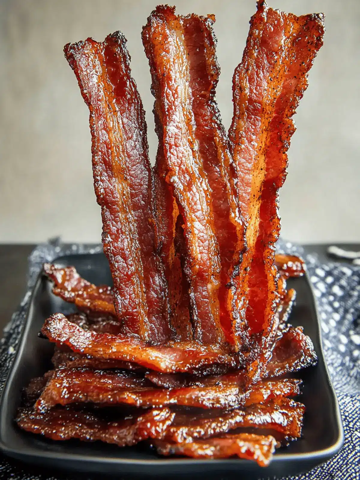 Maple Candied Bacon Bliss Crisp, Sweet, and Oh So Irresistible 2 Maple Candied Bacon