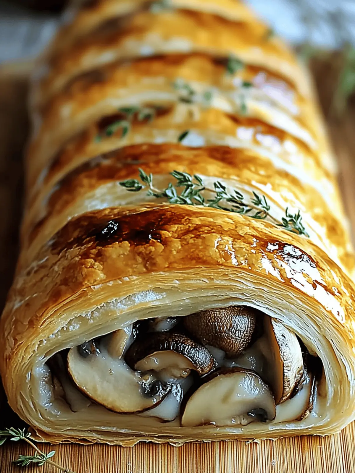 Easy Mushroom & Gruyère Puff Pastry Braid for Effortless Elegance 4 Easy Mushroom & Gruyère Puff Pastry Braid