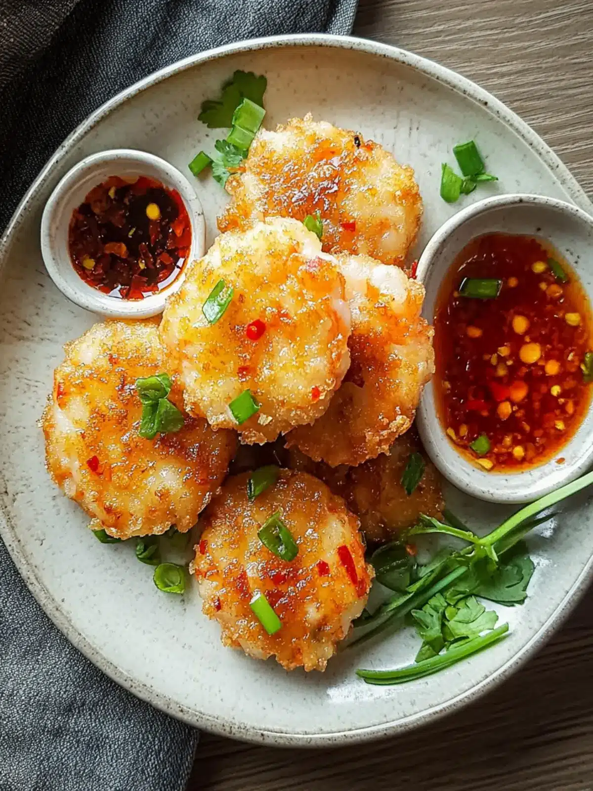 Crispy Chinese Shrimp Cakes: Your New Favorite Appetizer! 3 Crispy Chinese Shrimp Cakes