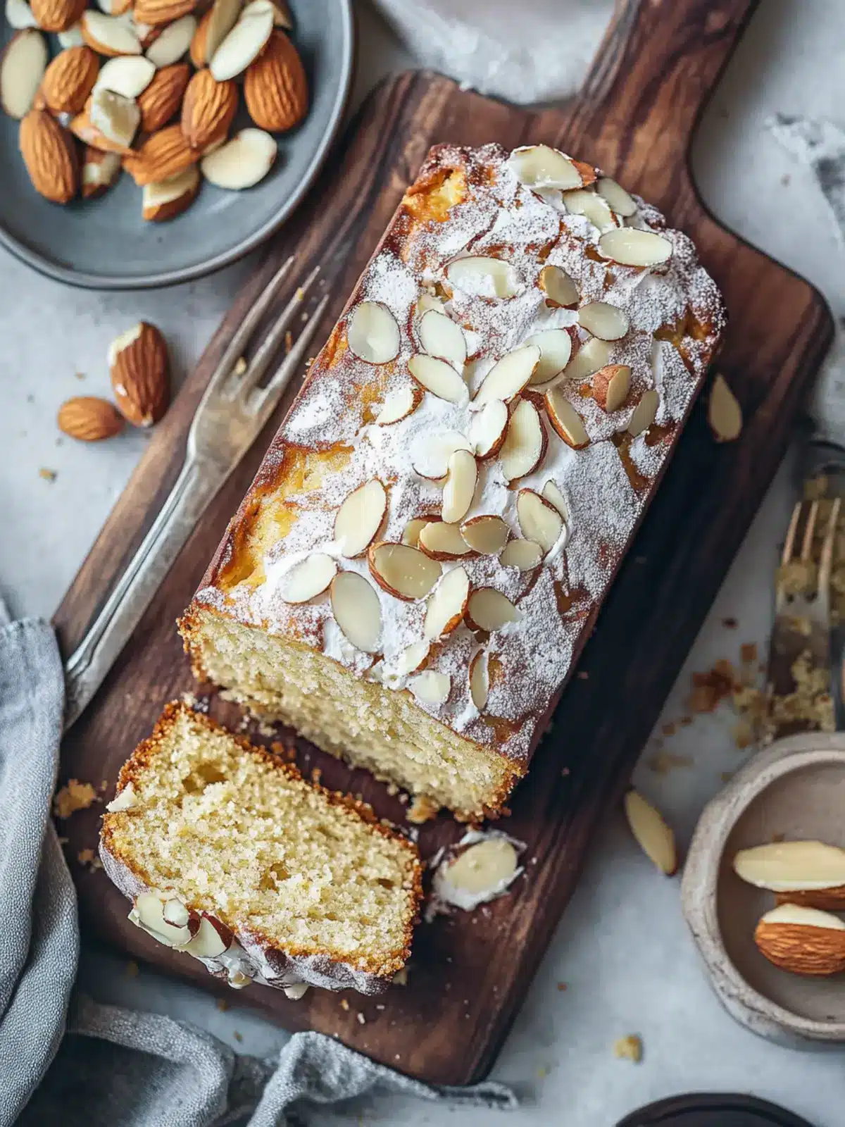 Almond Croissant Frangipane Loaf Cake: A Cozy Baking Delight 3 Almond Croissant Frangipane Loaf Cake