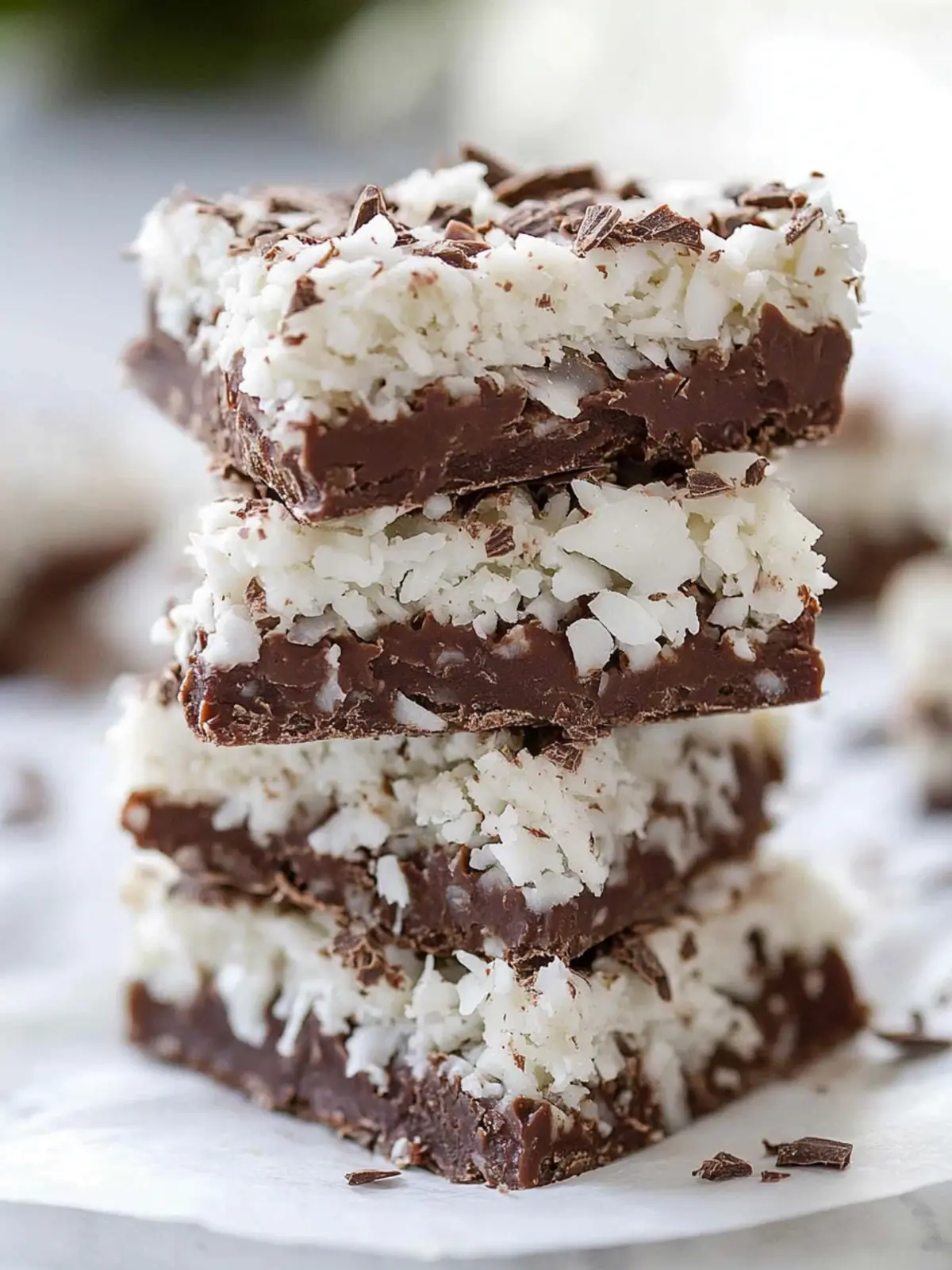 Decadent No-Bake Chocolate Coconut Bars You ll Love 2 No-Bake Chocolate Coconut Bars