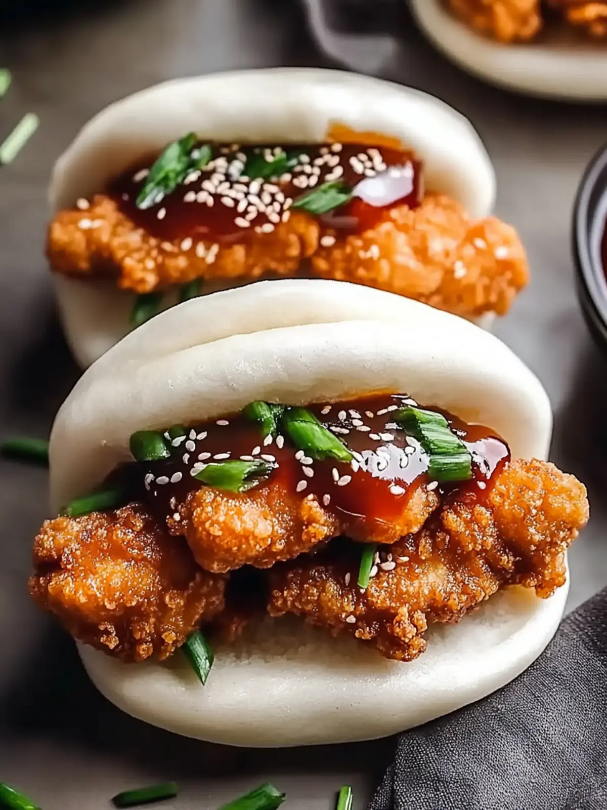 Crispy Korean Fried Chicken Bao Buns for Epic Comfort Food 3 Korean Fried Chicken Bao Buns