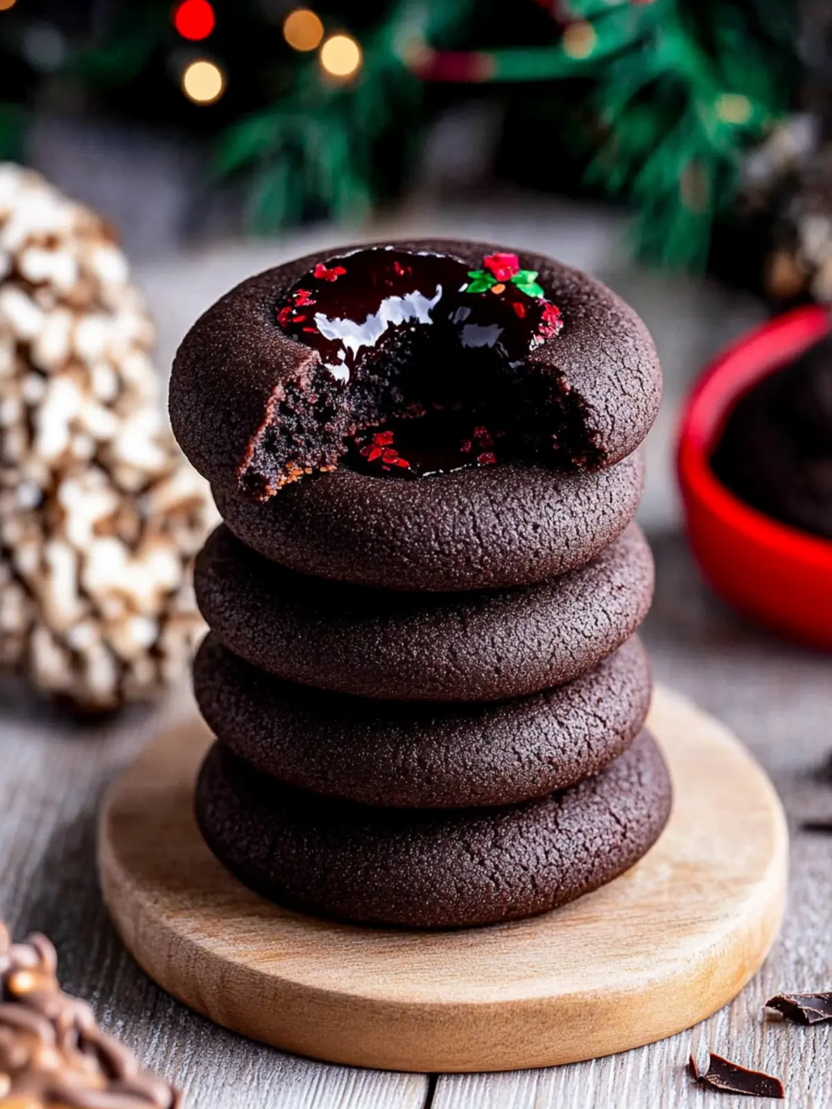 Decadent Chocolate Thumbprint Cookies You ll Love Lavishing 4 Chocolate Thumbprint Cookies