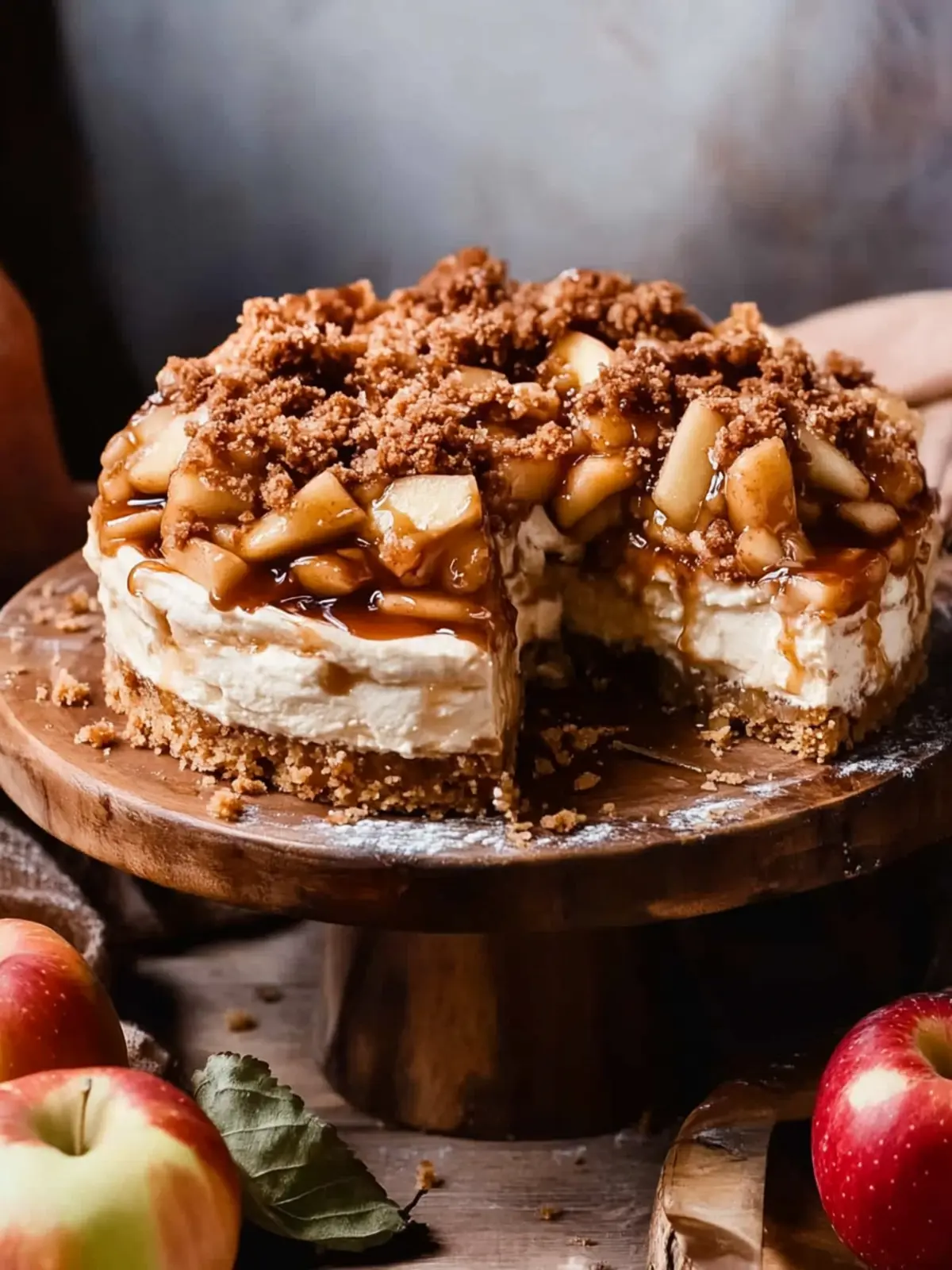 Salted Caramel Apple Pie Cheesecake for Cozy Gatherings 3 Salted Caramel Apple Pie Cheesecake