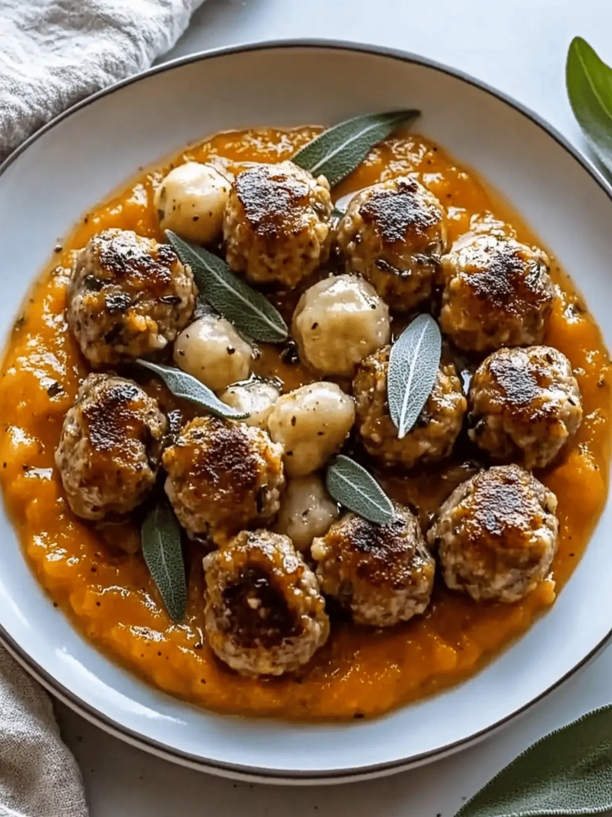 Cozy Pumpkin Sage Meatballs for a Heartwarming Dinner 4 Cozy Pumpkin Sage Meatballs