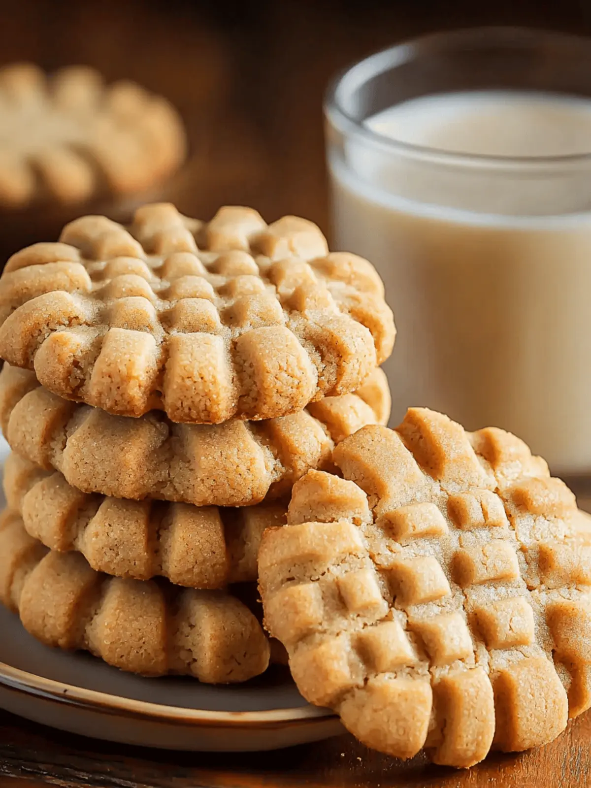 Super Simple 3-Ingredient Peanut Butter Cookies to Cherish 3 3-Ingredient Peanut Butter Cookies