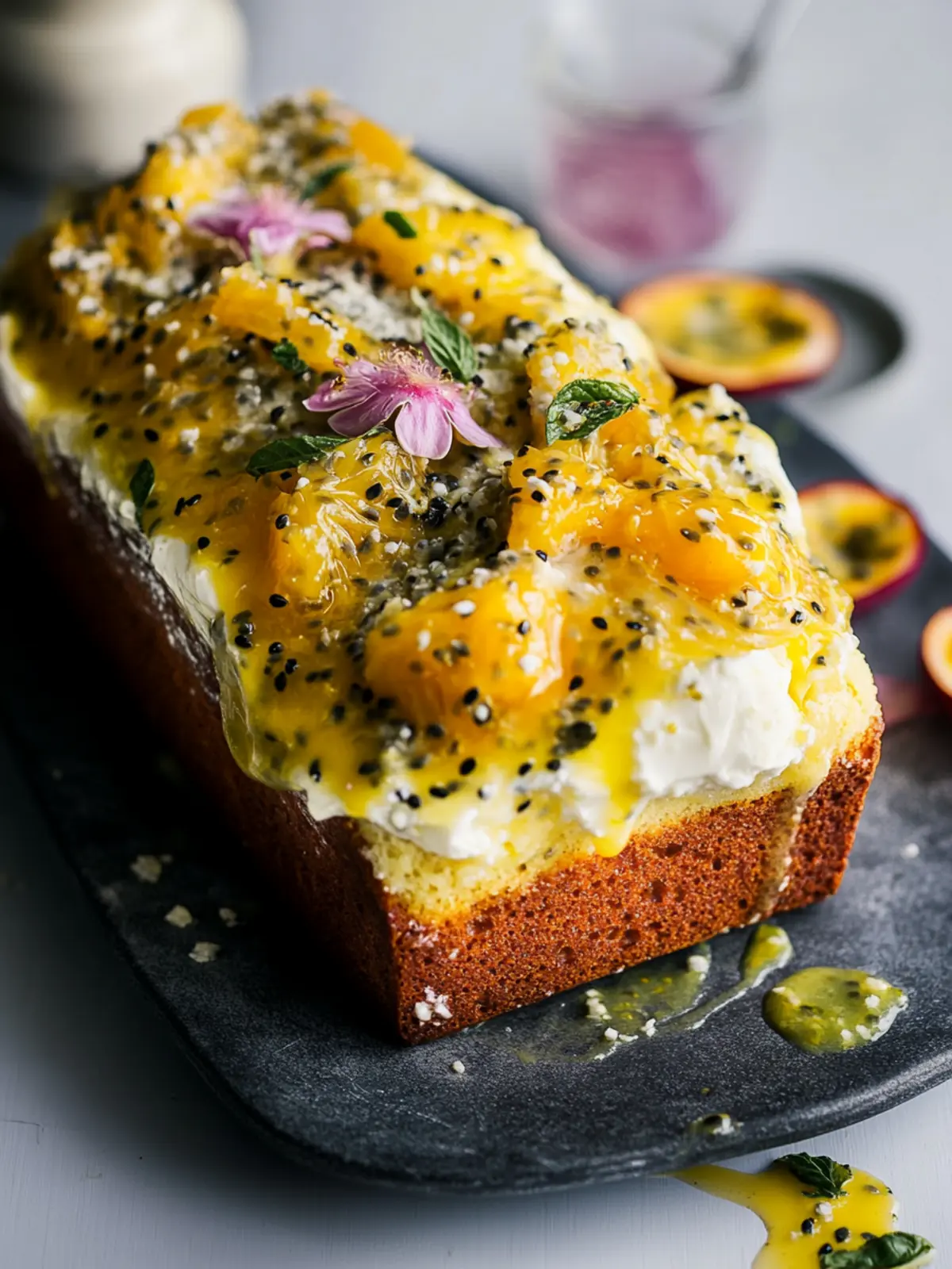 Irresistible Passionfruit Yoghurt Loaf You ll Love to Bake 4 Passionfruit Yoghurt Loaf