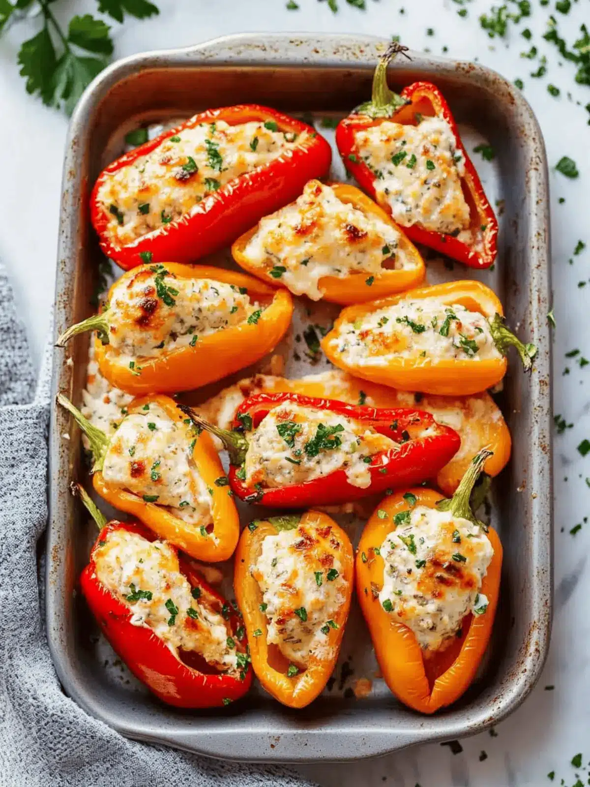 Cream Cheese Stuffed Mini Peppers for a Flavorful Snack 4 Cream Cheese Stuffed Mini Peppers