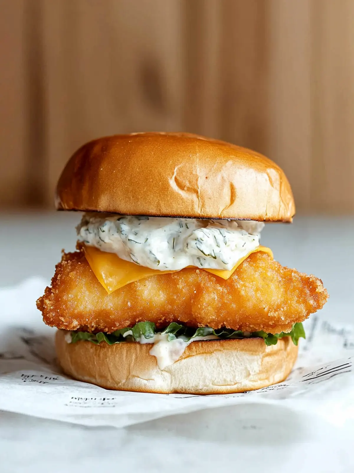 Crispy Fried Cod Fish Sandwich That Beats Filet-O-Fish 4 Fried Cod Fish Sandwich (Filet-O-Fish Inspired)