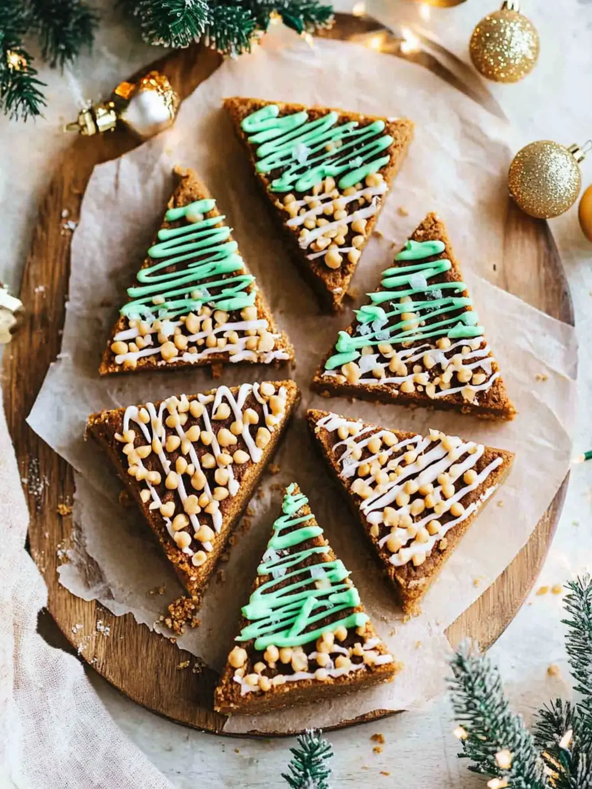 Salted Peanut Butter Christmas Trees Easy Holiday Treats 2 Salted Peanut Butter Christmas Trees