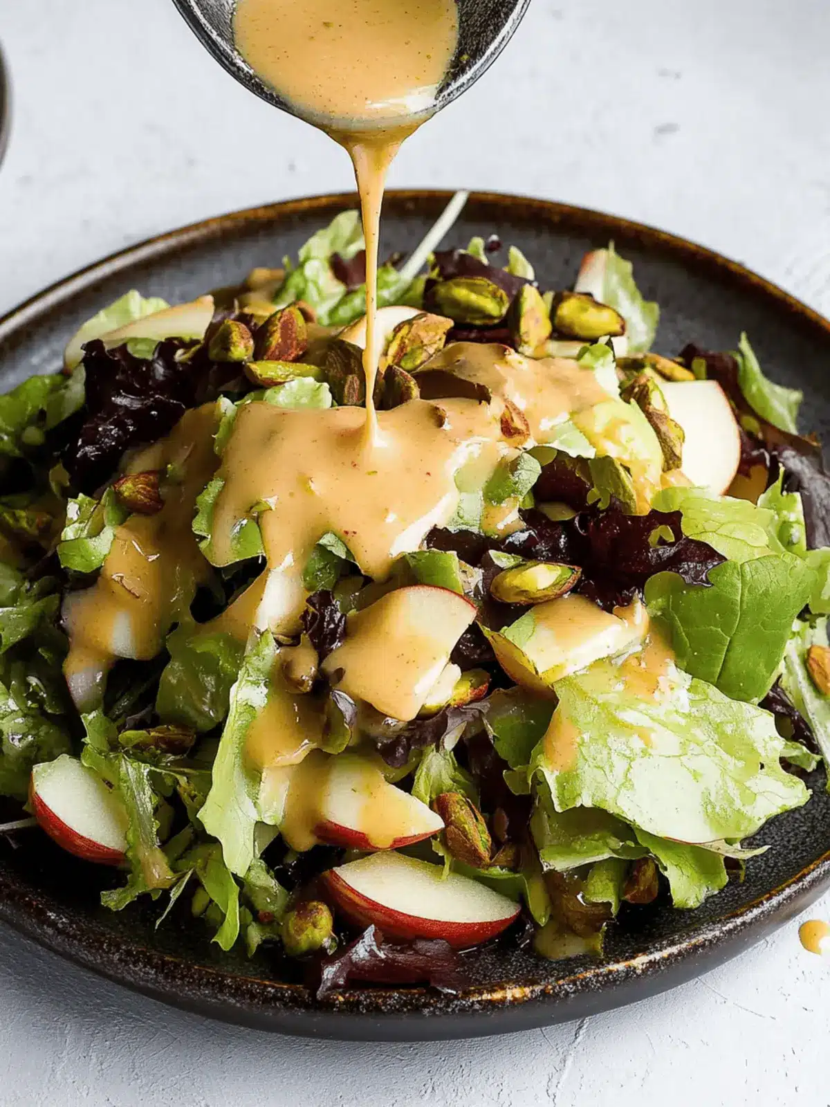 Pistachio and Apple Salad with Shallot Vinaigrette Delight 4 Pistachio and Apple Salad with Shallot Vinaigrette