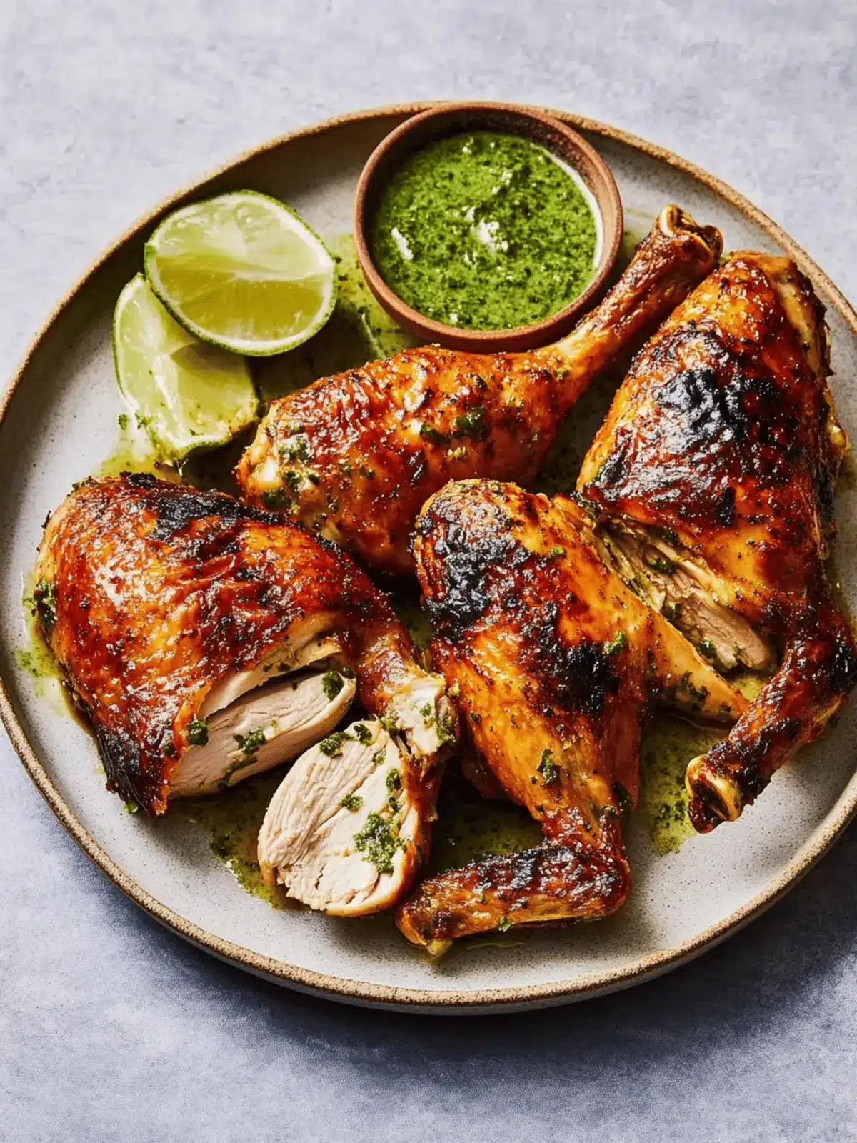 Perfect Peruvian Roasted Chicken With Spicy Cilantro Sauce 4 Peruvian Roasted Chicken With Spicy Cilantro Sauce