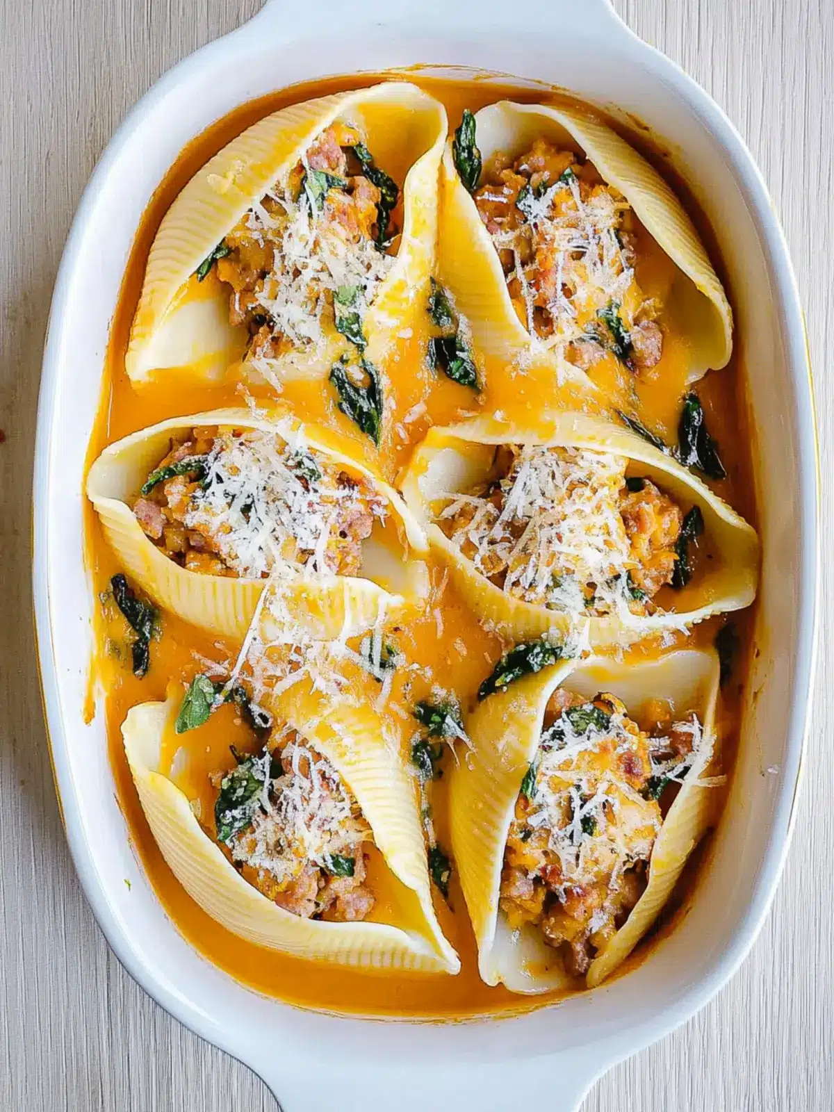 Butternut Squash & Sausage Stuffed Shells for Cozy Nights 4 Butternut Squash & Sausage Stuffed Shells