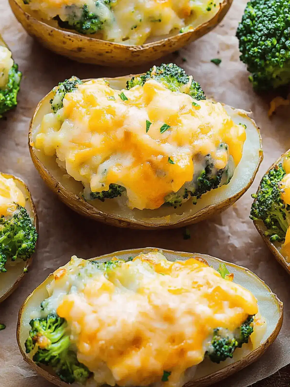 Twice-Baked Potatoes with Broccoli and Cheddar Delight 3 Twice-Baked Potatoes with Broccoli and Cheddar