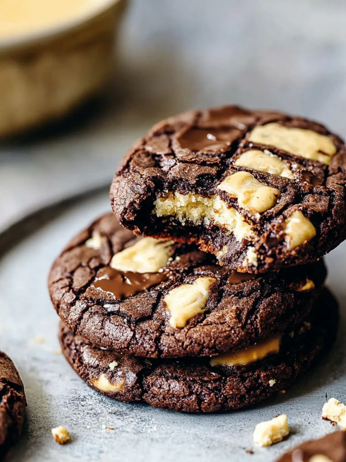 Decadent Caramelized White Chocolate Brownie Cookies Recipe 2 Caramelized White Chocolate Brownie Cookies