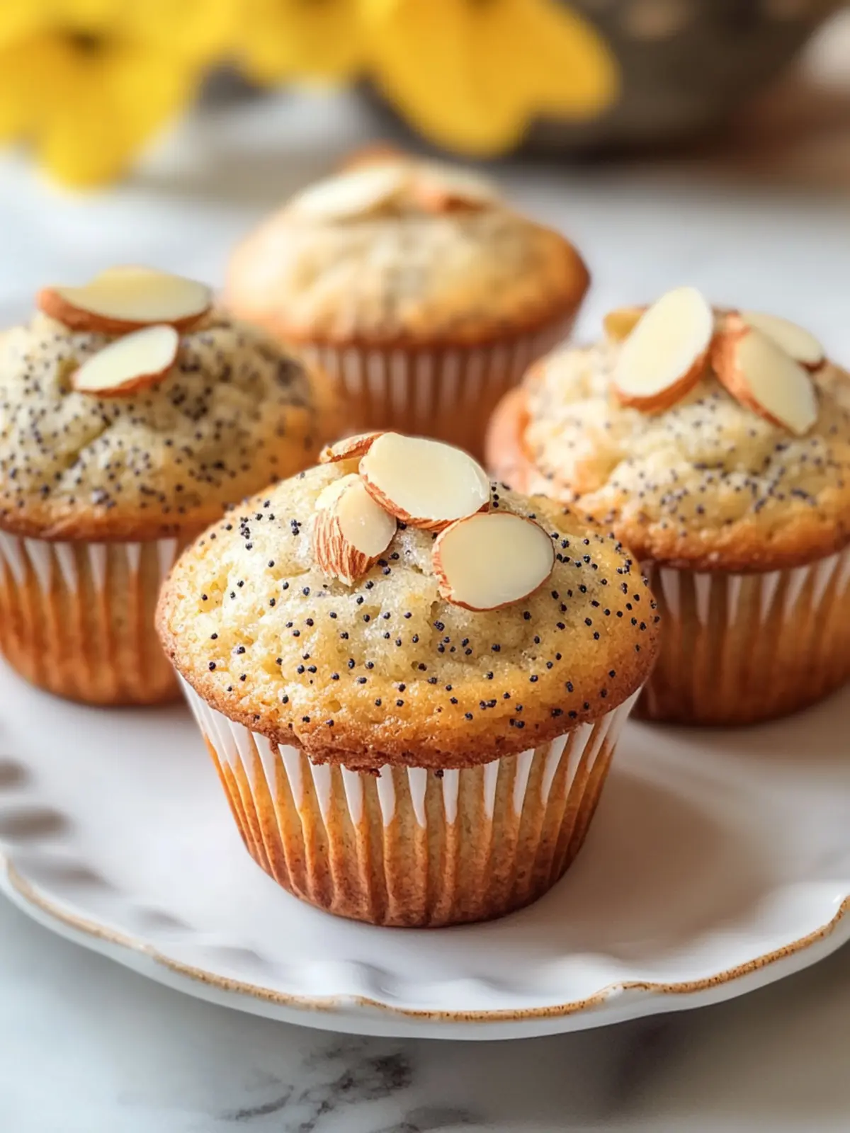 Delicious Almond Poppy Seed Muffins for Your Cozy Mornings 3 Almond Poppy Seed Muffins