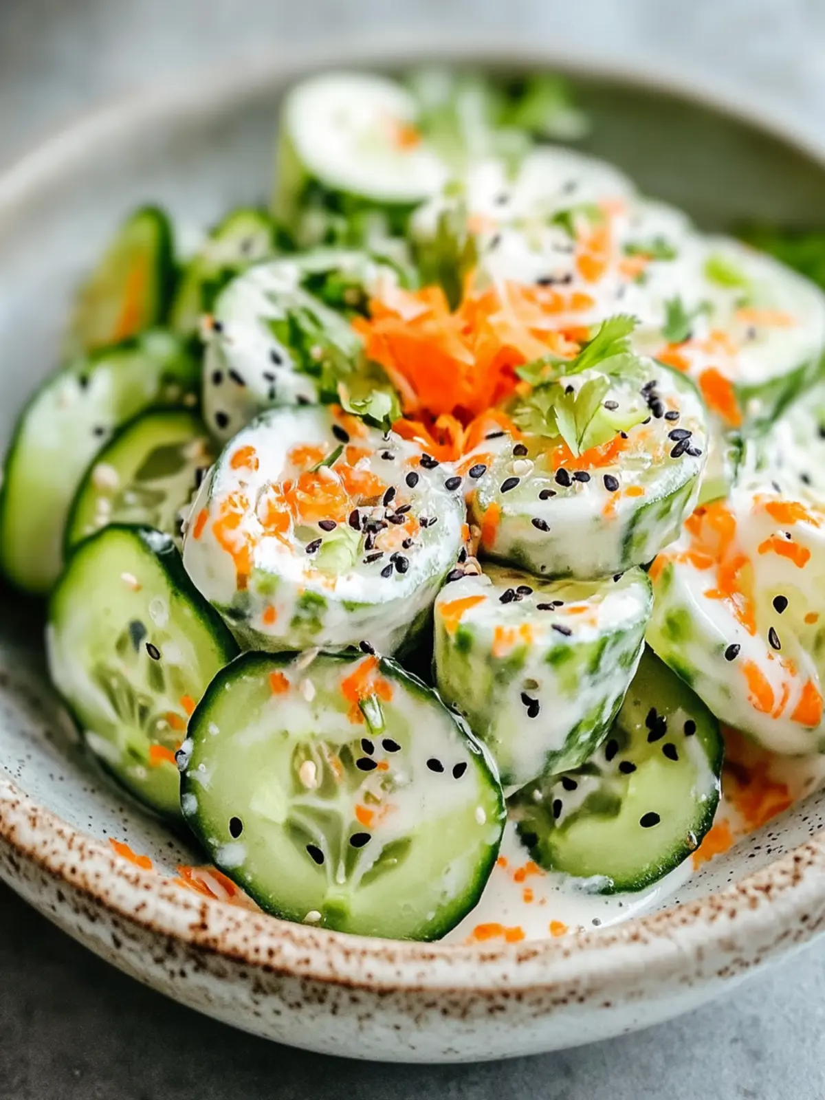 California Roll Cucumber Salad: Refreshing & No-Cook Delight 3 California Roll Cucumber Salad