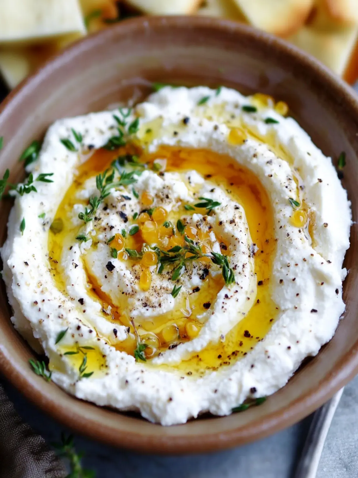 Whipped Feta with Honey Dip: A Creamy, Sweet Delight 4 Whipped Feta with Honey Dip