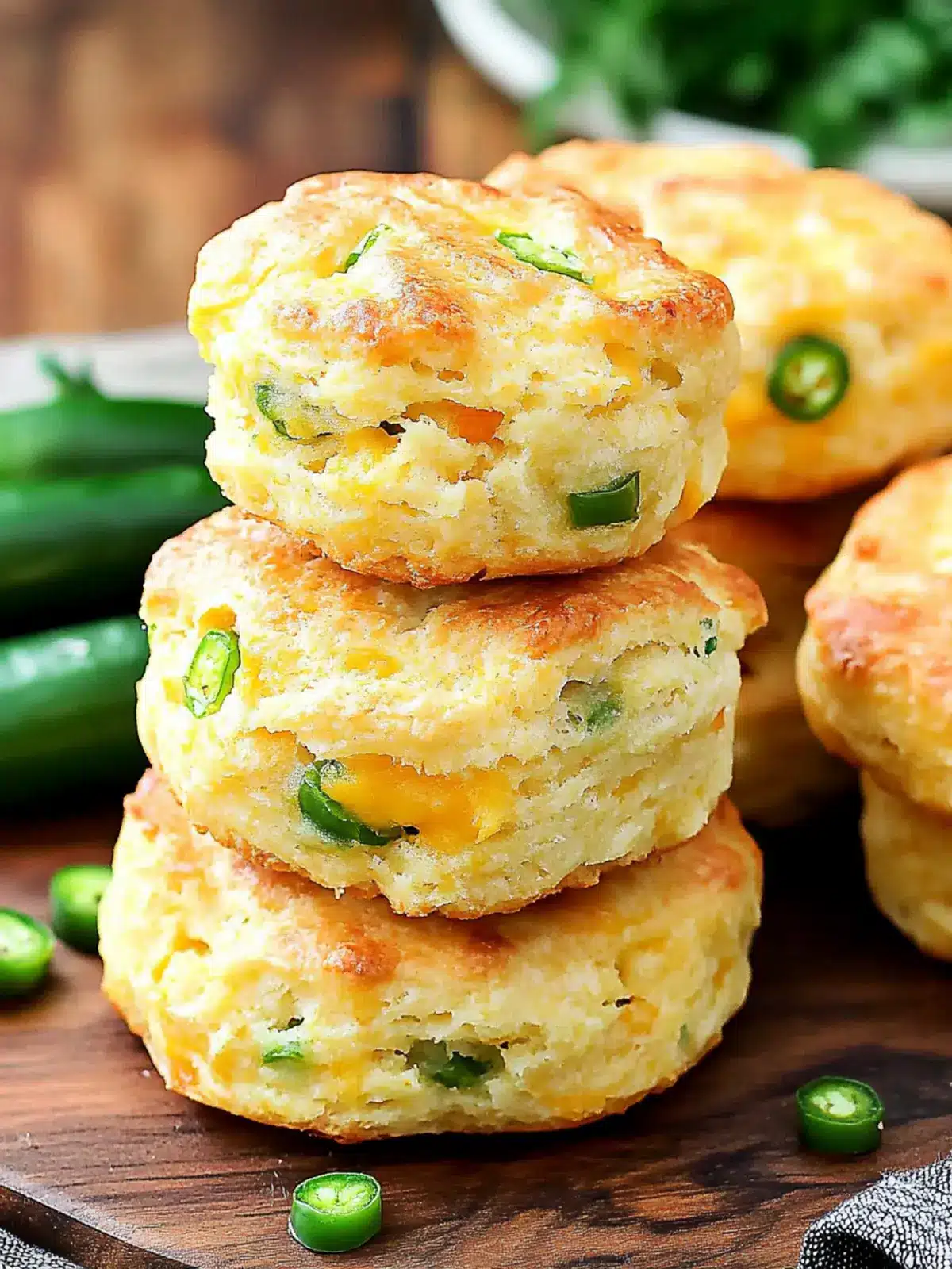 Spicy Jalapeño Cheddar Biscuits for Cheesy Cravings 2 Jalapeño Cheddar Biscuits